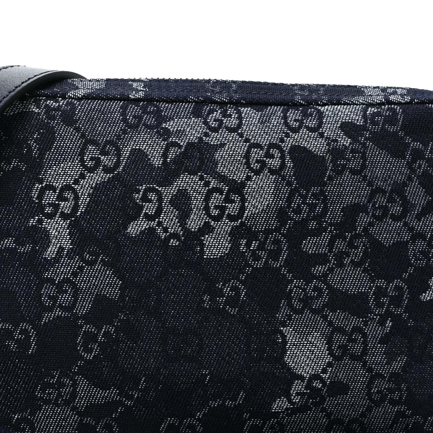 Denim GG Monogram Camouflage Small Crossbody Bag Blue - Image 8
