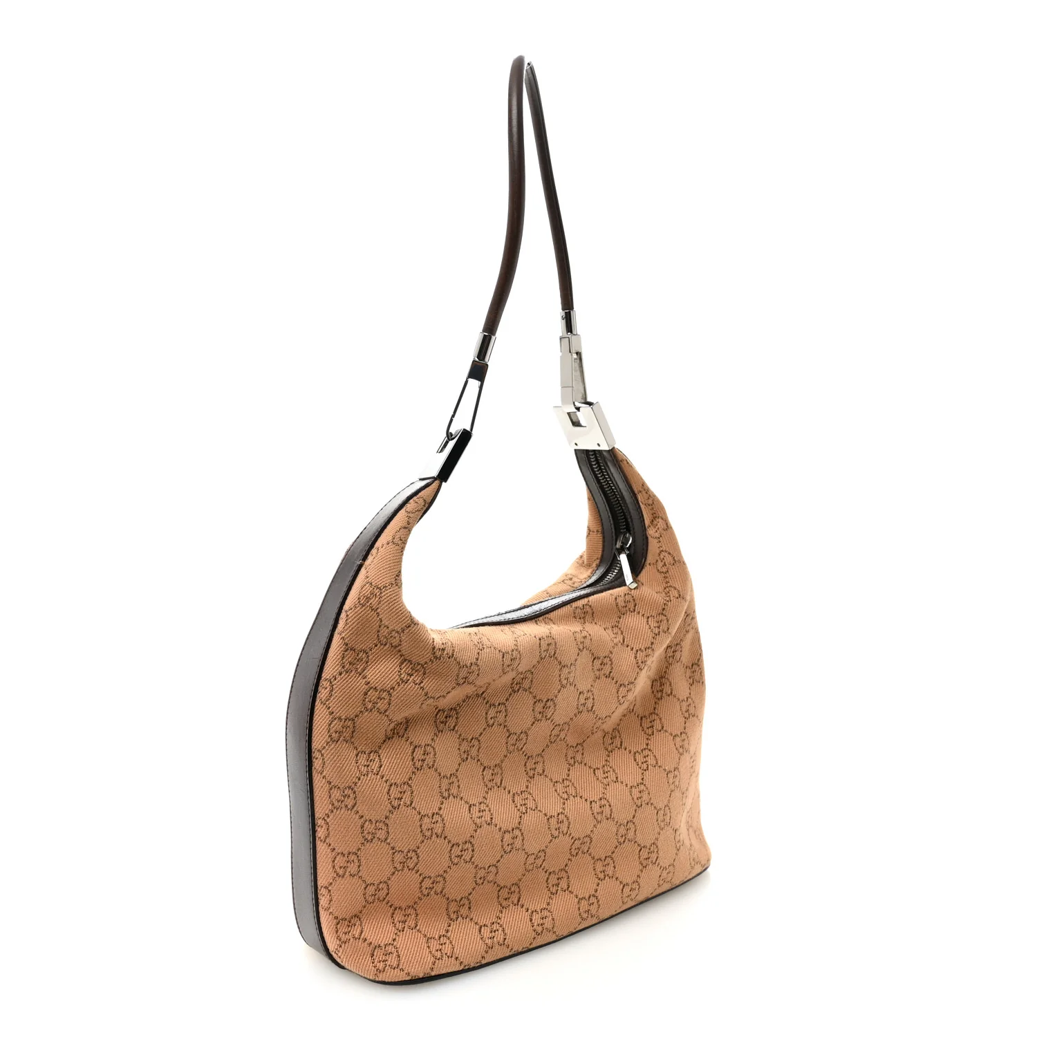 Denim Monogram Medium Hobo Brown - Image 3