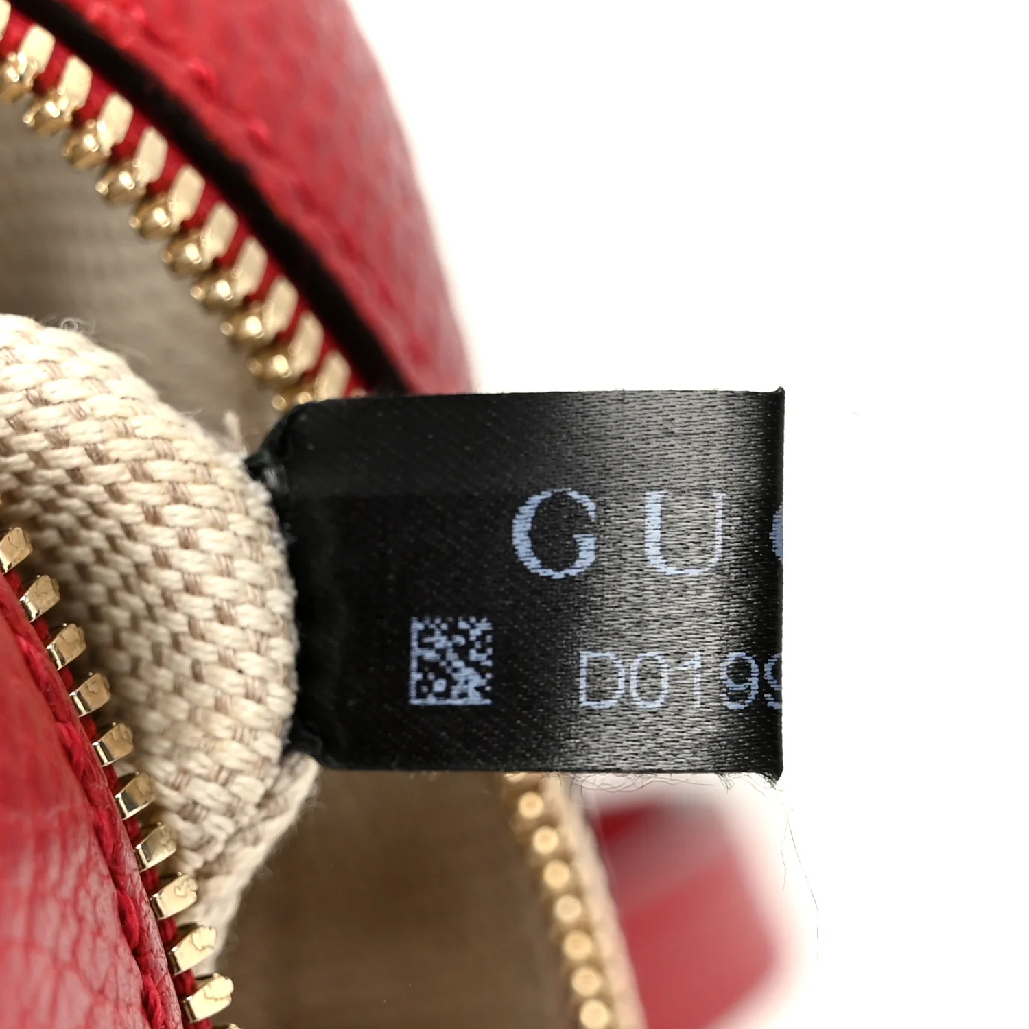 Dollar Calfskin Bi-Color Small Soho Disco Bag New Rosette Hibiscus Red - Image 8