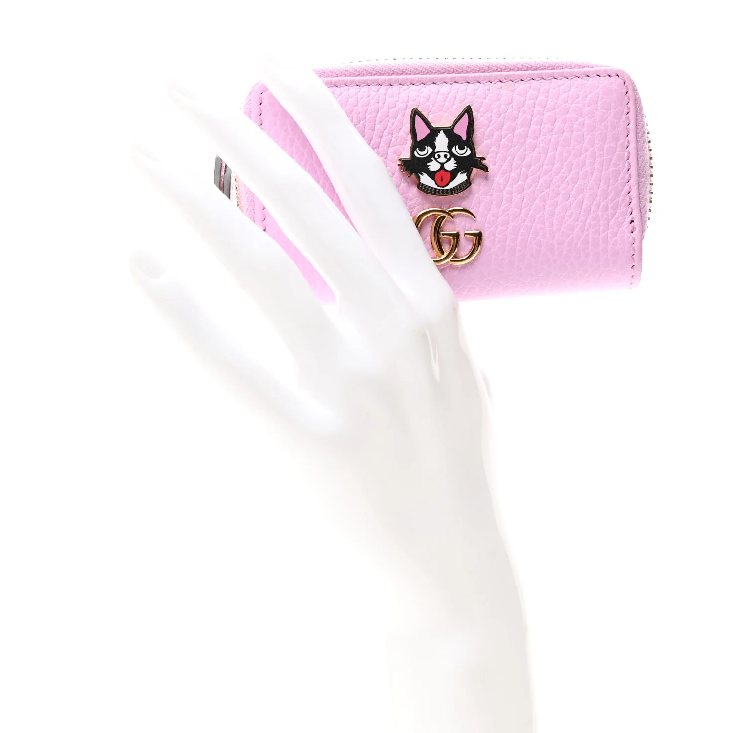 Dollar Calfskin Bosco Zip Around Key Case Malva - Image 2