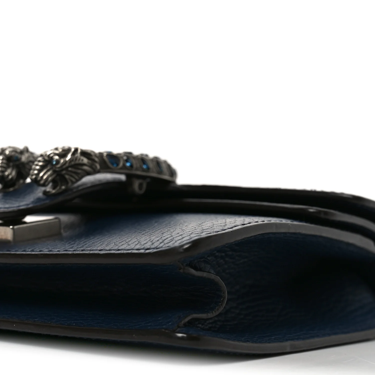 Dollar Calfskin Crystal Mini Dionysus Shoulder Bag Blue Agata Montana Sapphire - Image 10