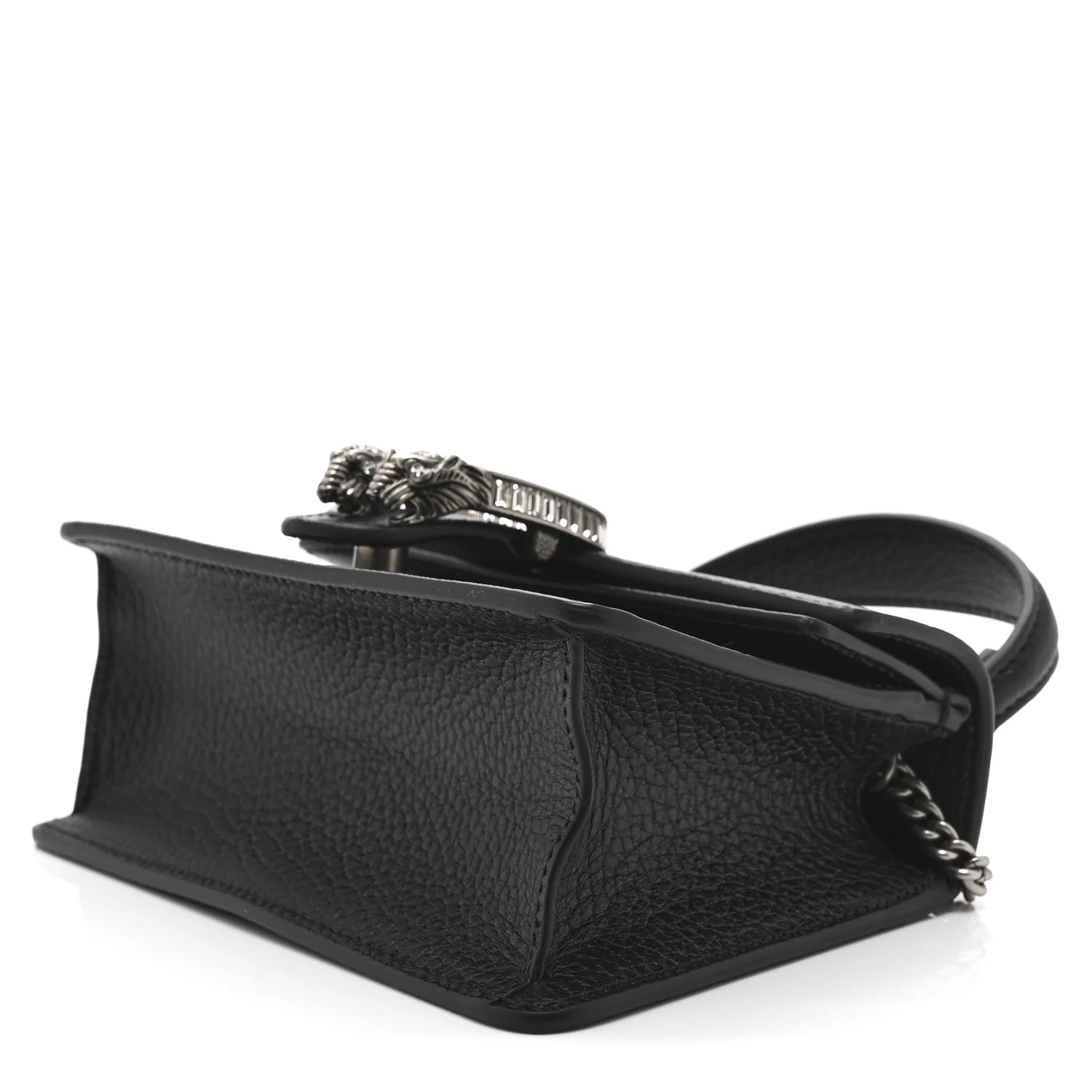 Dollar Calfskin Crystal Mini Dionysus Top Handle Bag Black Crystal - Image 10