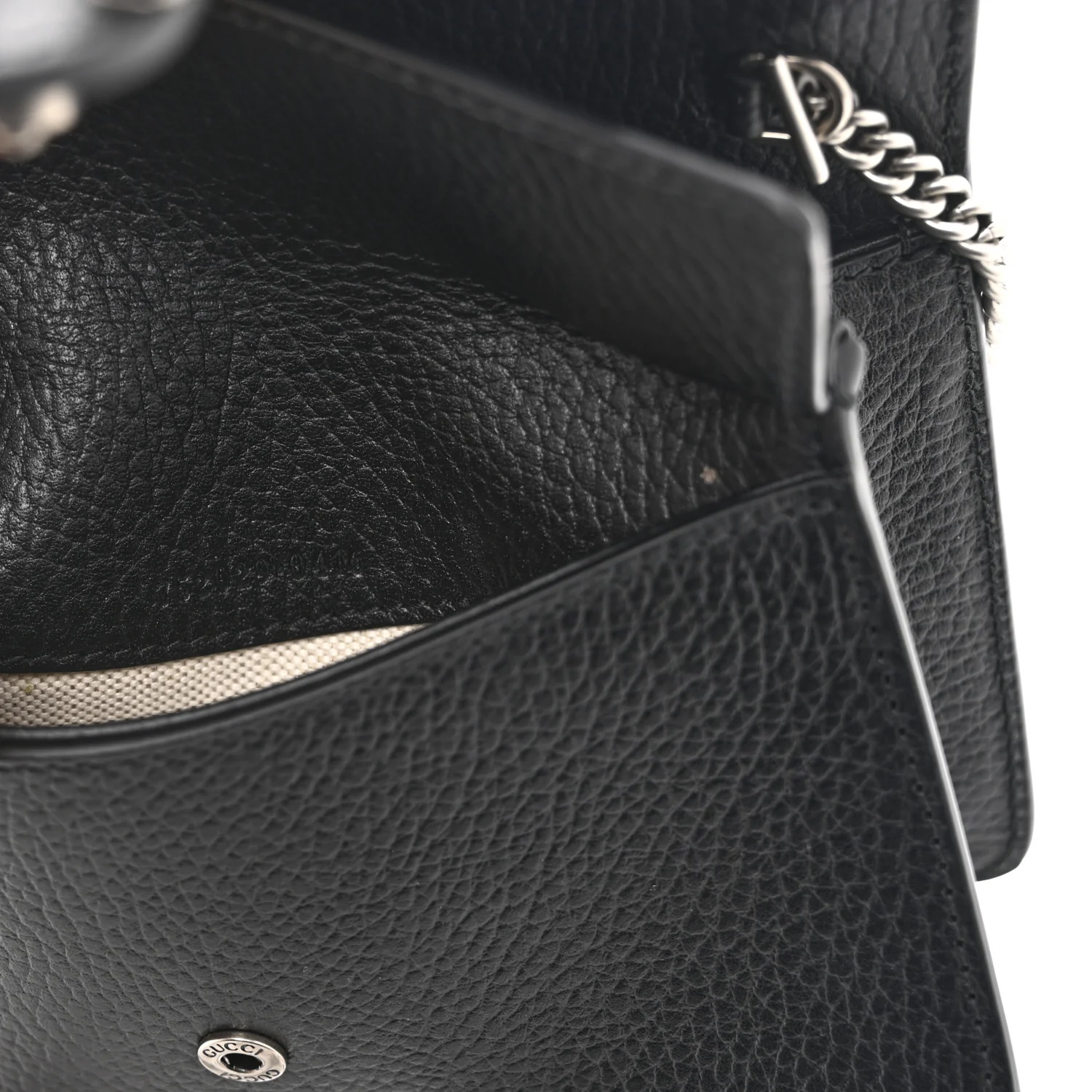 Dollar Calfskin Crystal Mini Dionysus Top Handle Bag Black Crystal - Image 7