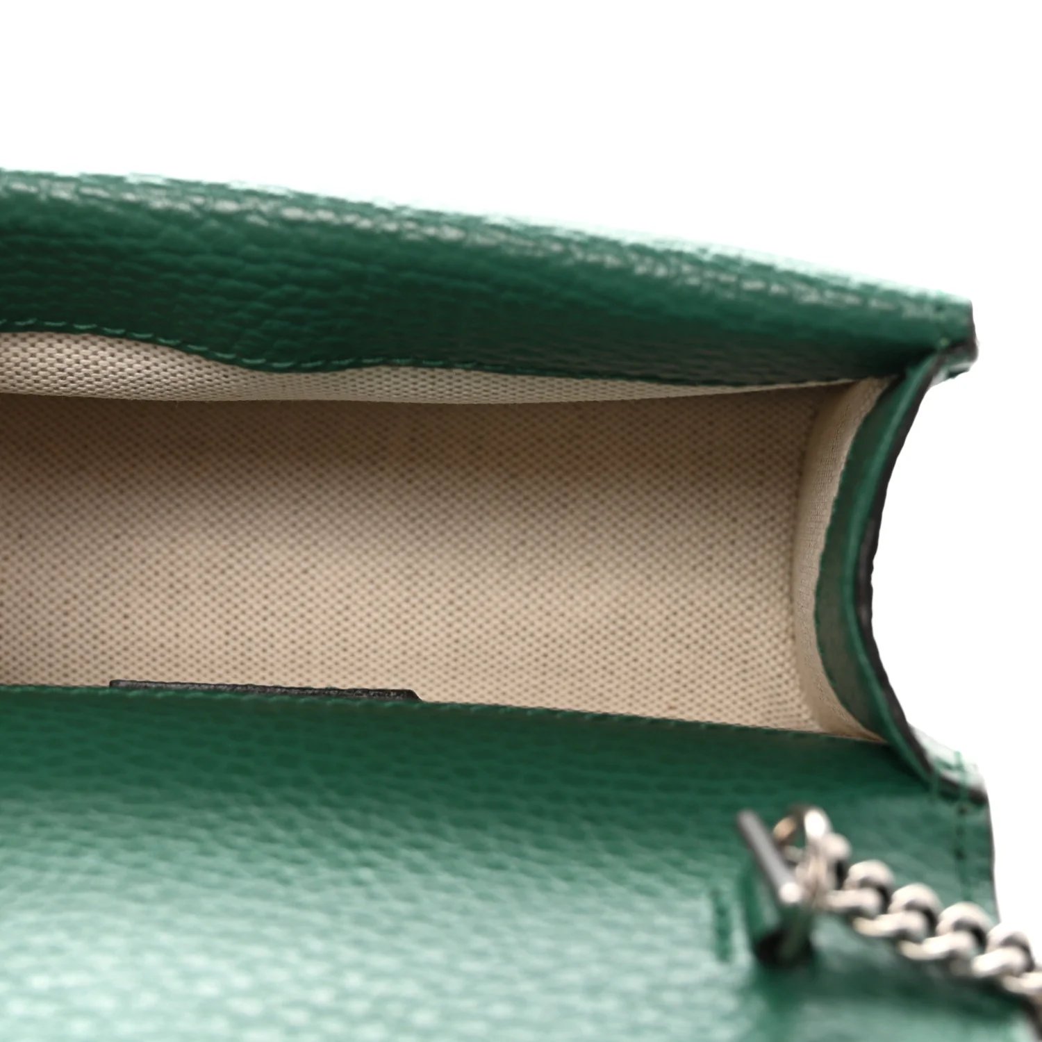 Dollar Calfskin Crystal Mini Dionysus Top Handle Bag Emerald - Image 5