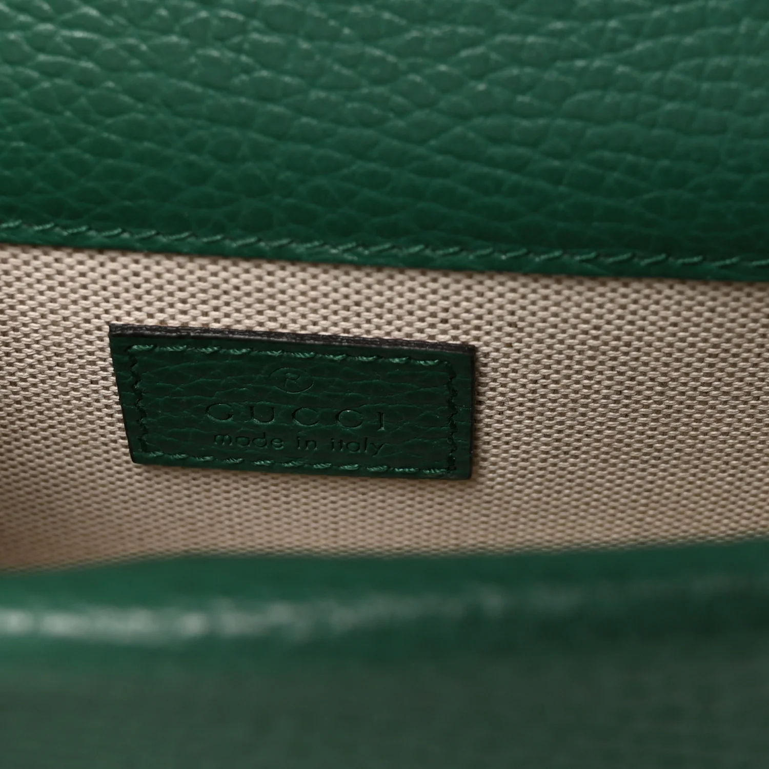 Dollar Calfskin Crystal Mini Dionysus Top Handle Bag Emerald - Image 6