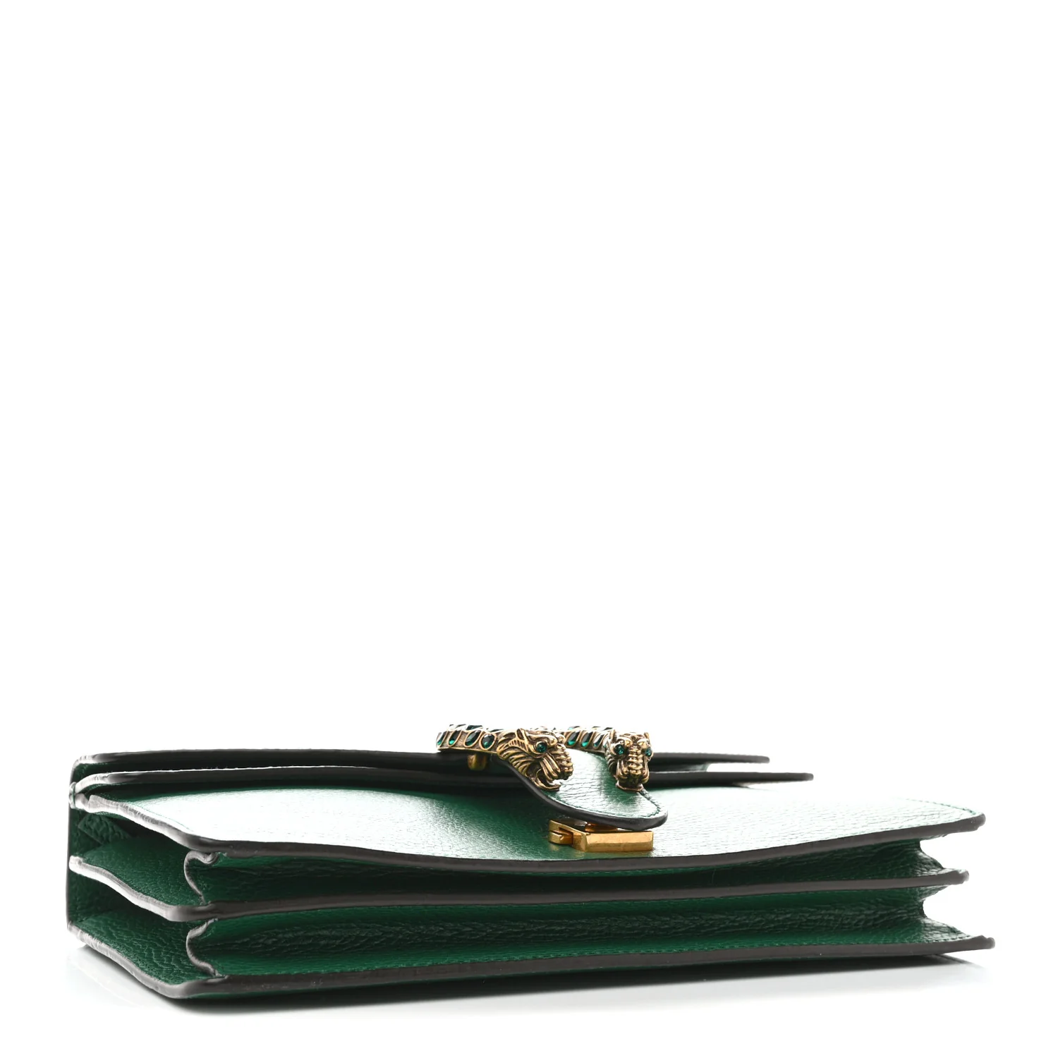 Dollar Calfskin Crystal Small Dionysus Shoulder Bag Emerald - Image 4