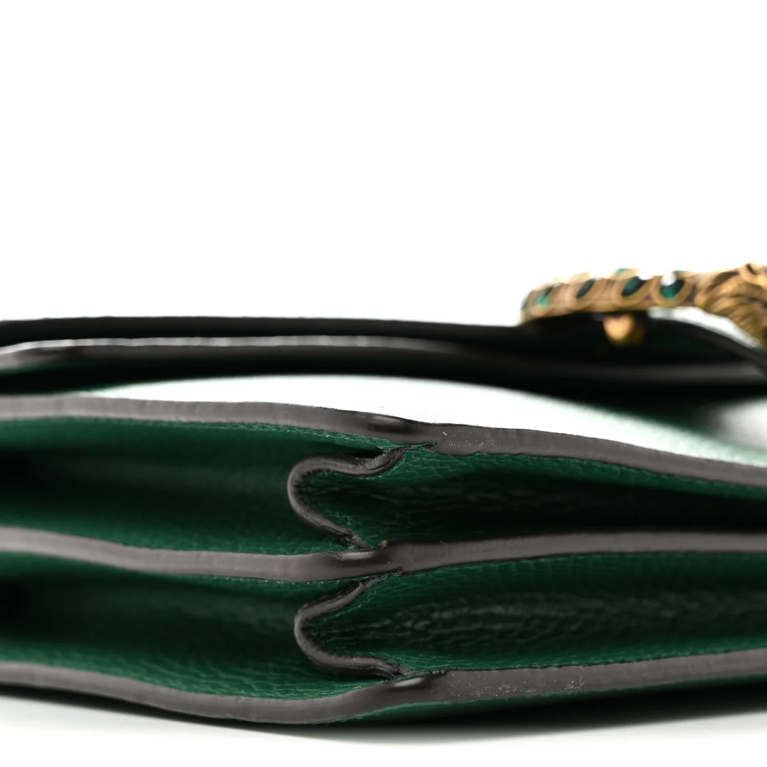 Dollar Calfskin Crystal Small Dionysus Shoulder Bag Emerald - Image 9