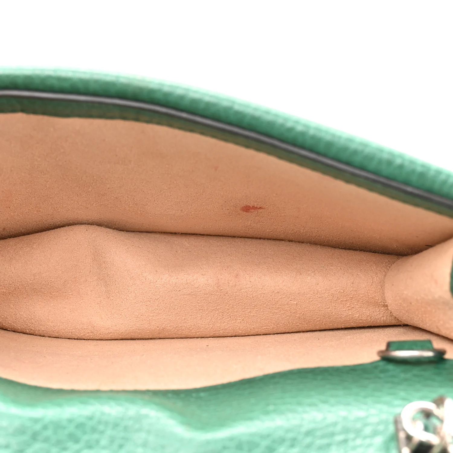Dollar Calfskin Crystal Super Mini Dionysus Shoulder Bag Emerald - Image 9