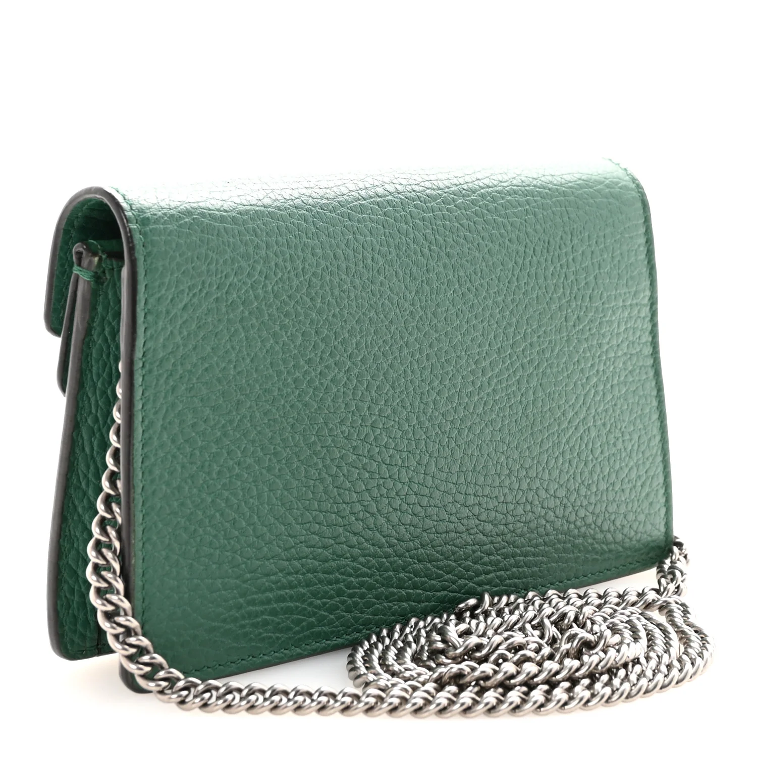 Dollar Calfskin Crystal Super Mini Dionysus Shoulder Bag Emerald - Image 3