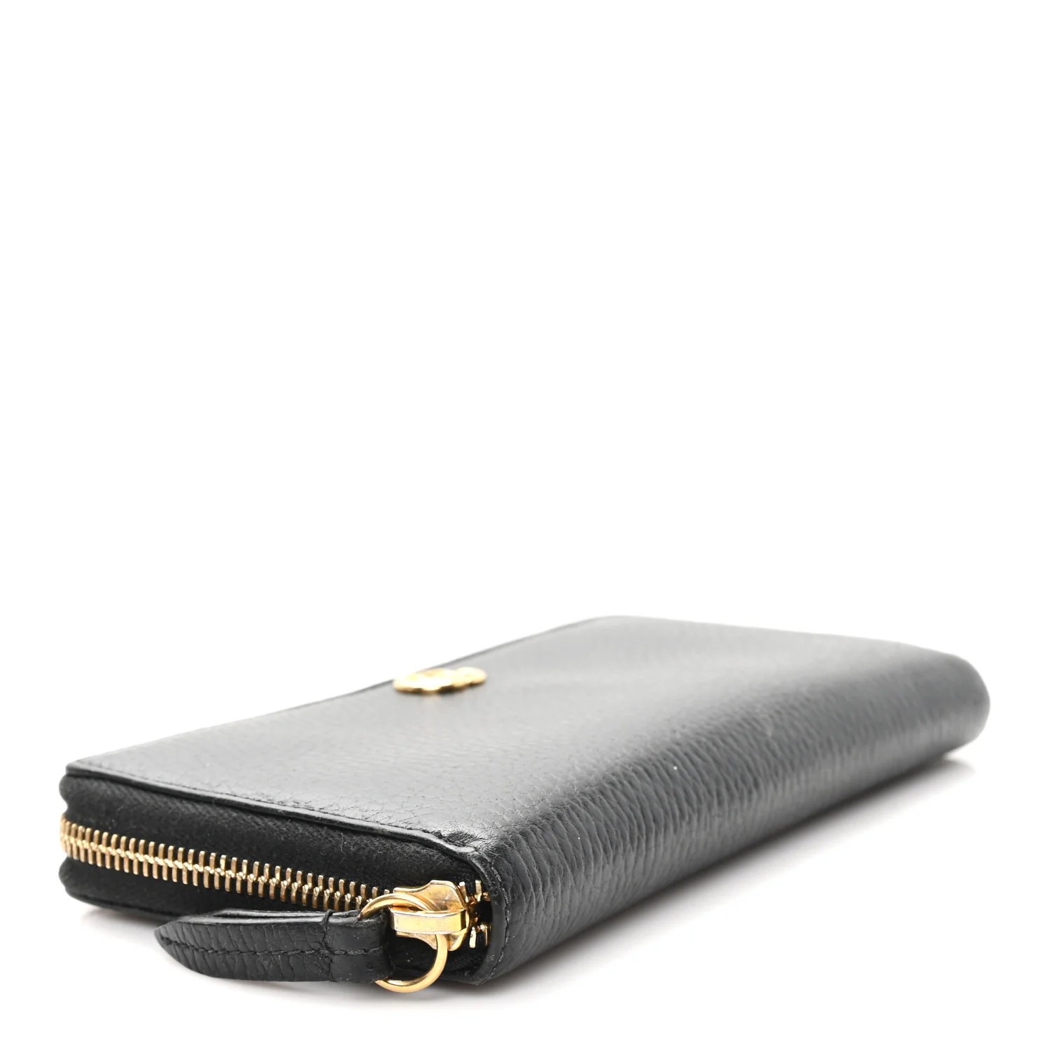 Dollar Calfskin GG Marmont Zip Around Wallet Black - Image 4