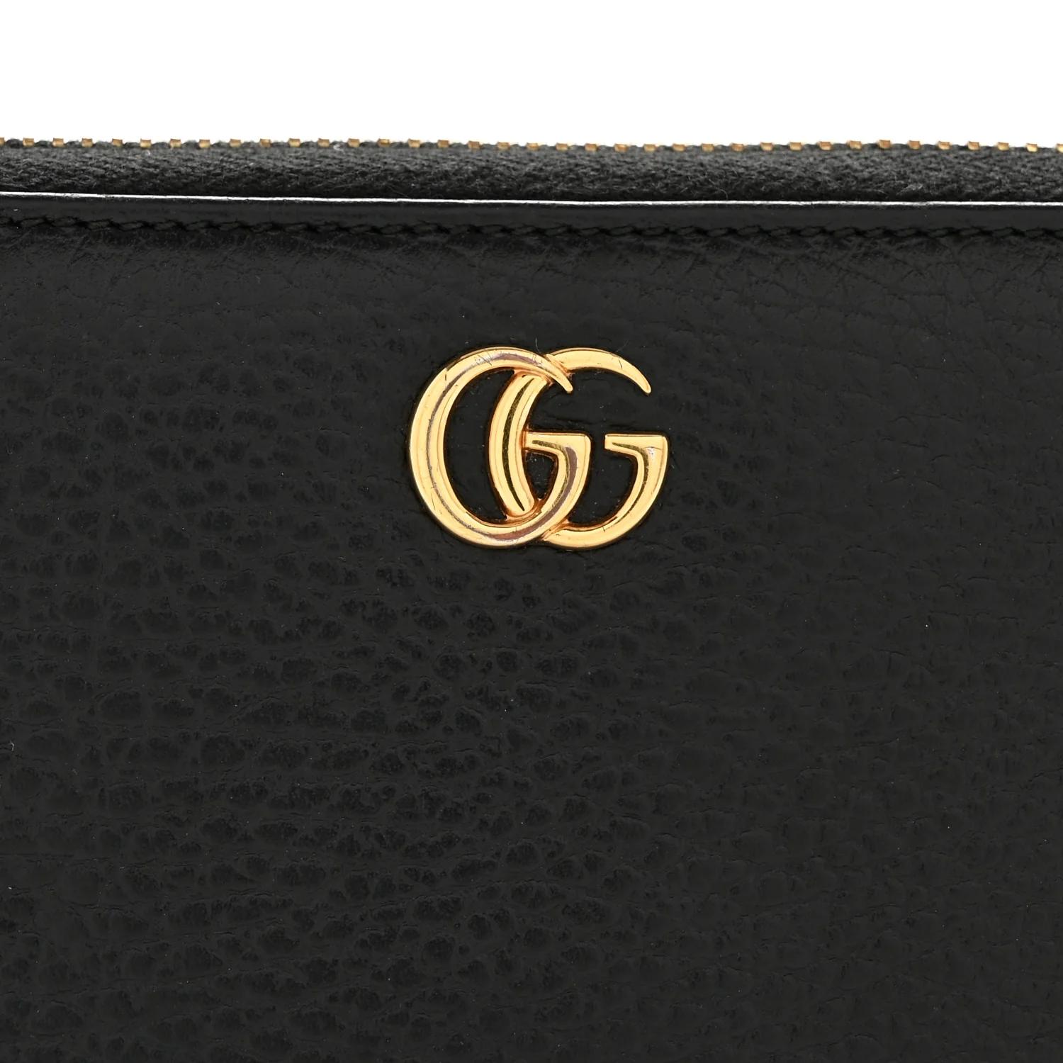 Dollar Calfskin GG Marmont Zip Around Wallet Black - Image 10
