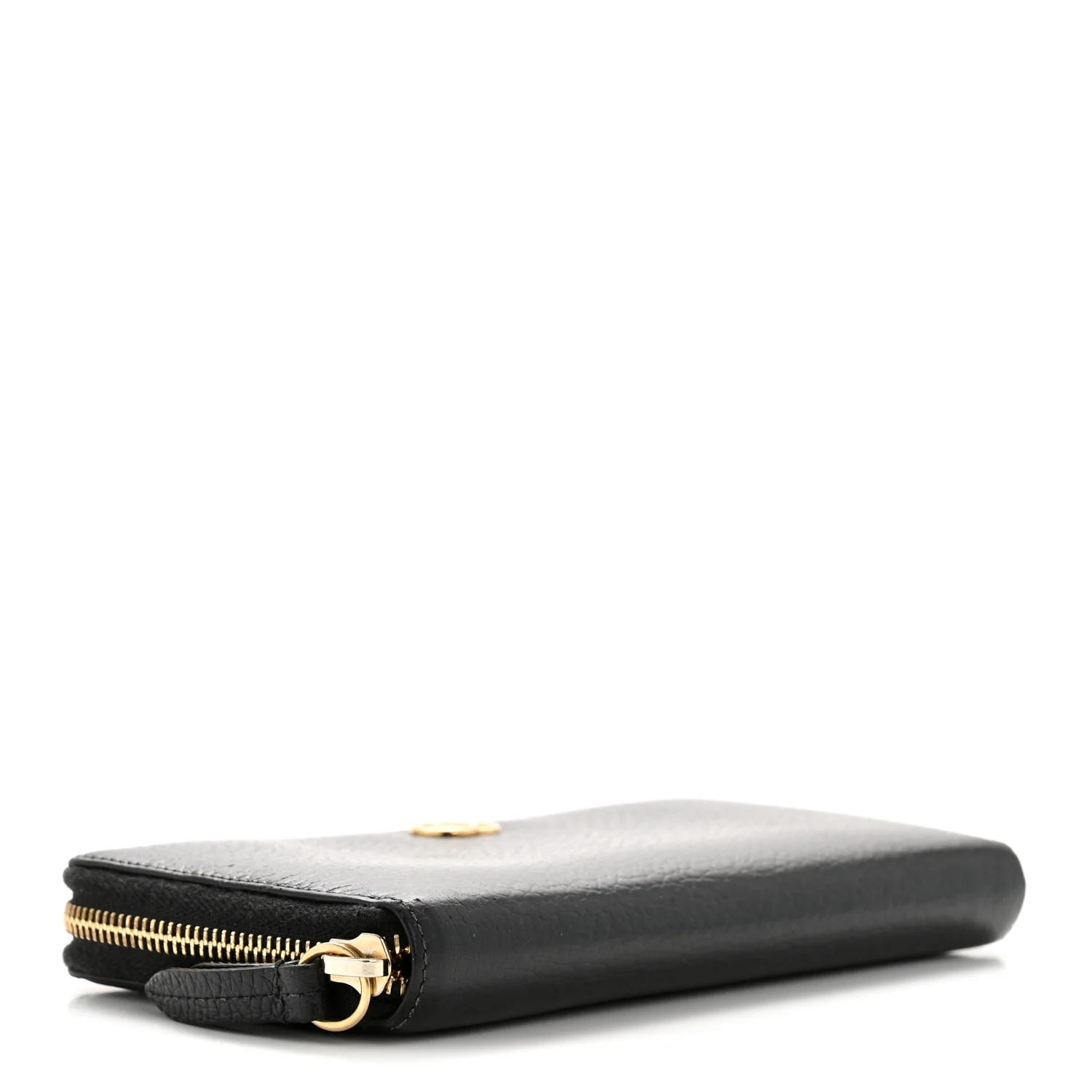Dollar Calfskin GG Marmont Zip Around Wallet Black - Image 4