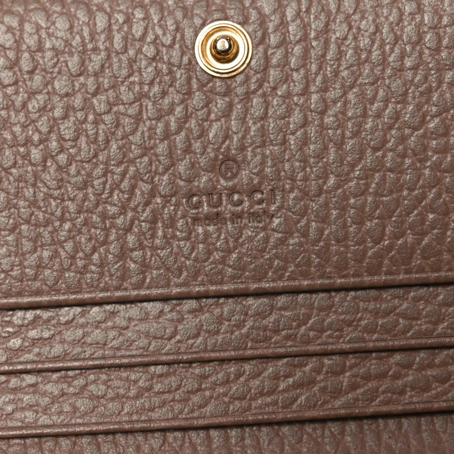 Dollar Calfskin GG Supreme Monogram GG Marmont Card Case Porcelain Rose Beige Ebony - Image 6