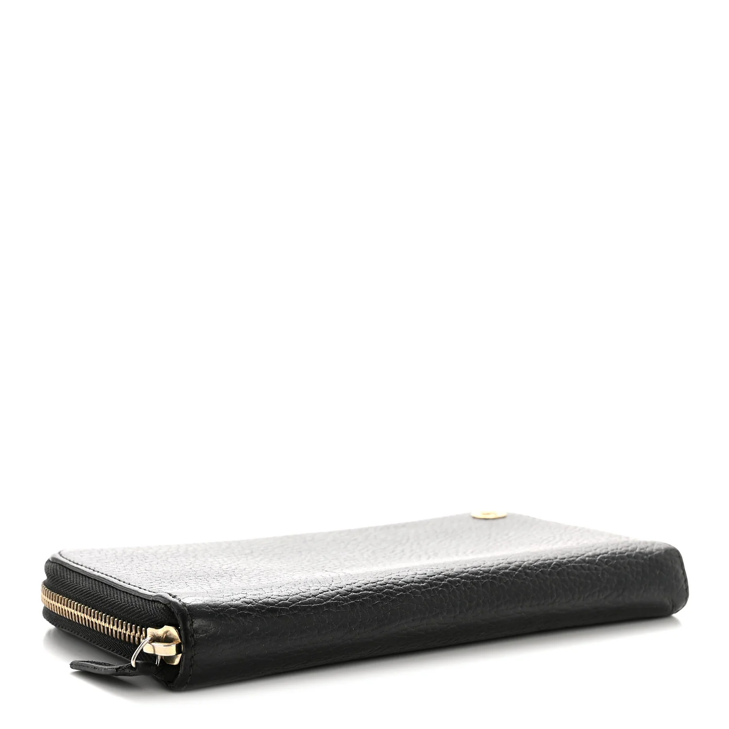 Dollar Calfskin GG Zip Around Wallet Black - Image 4