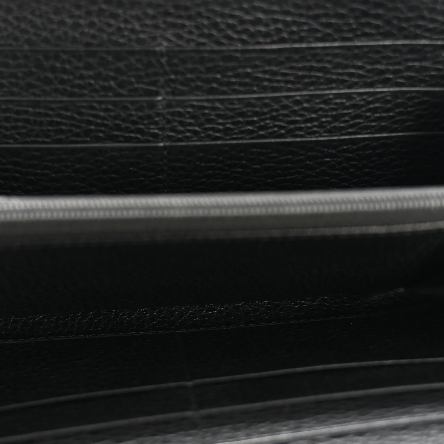 Dollar Calfskin GG Zip Around Wallet Black - Image 5