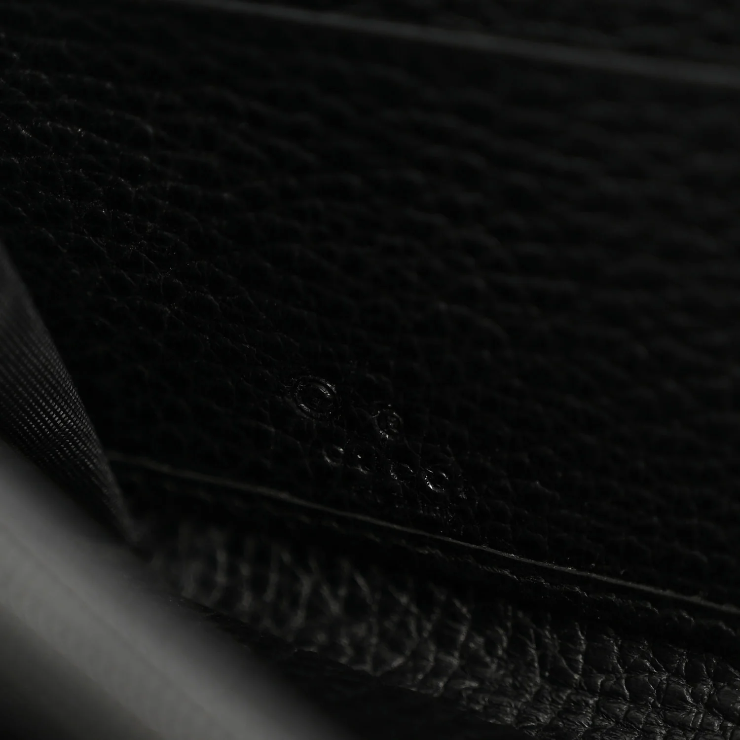Dollar Calfskin GG Zip Around Wallet Black - Image 6
