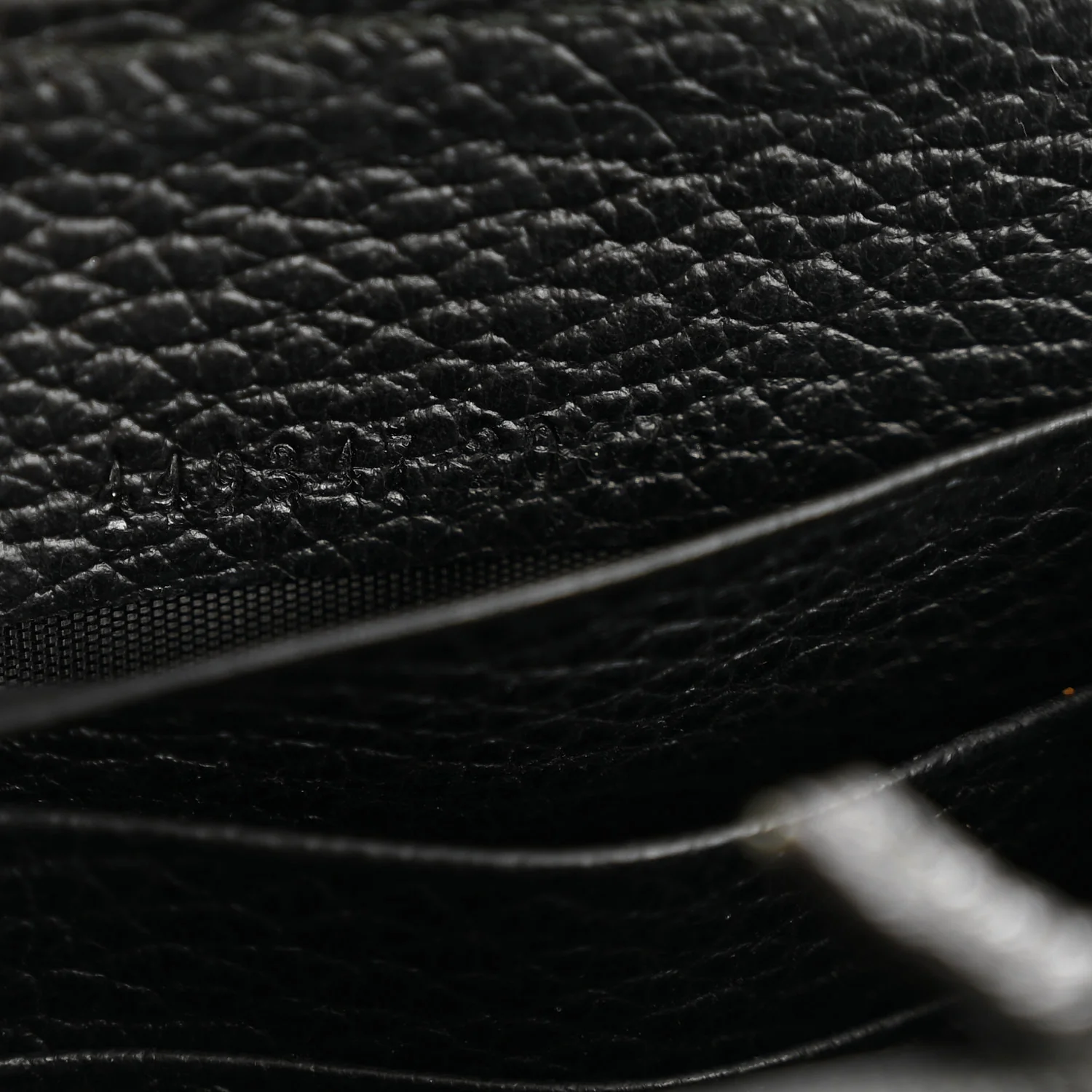 Dollar Calfskin GG Zip Around Wallet Black - Image 7