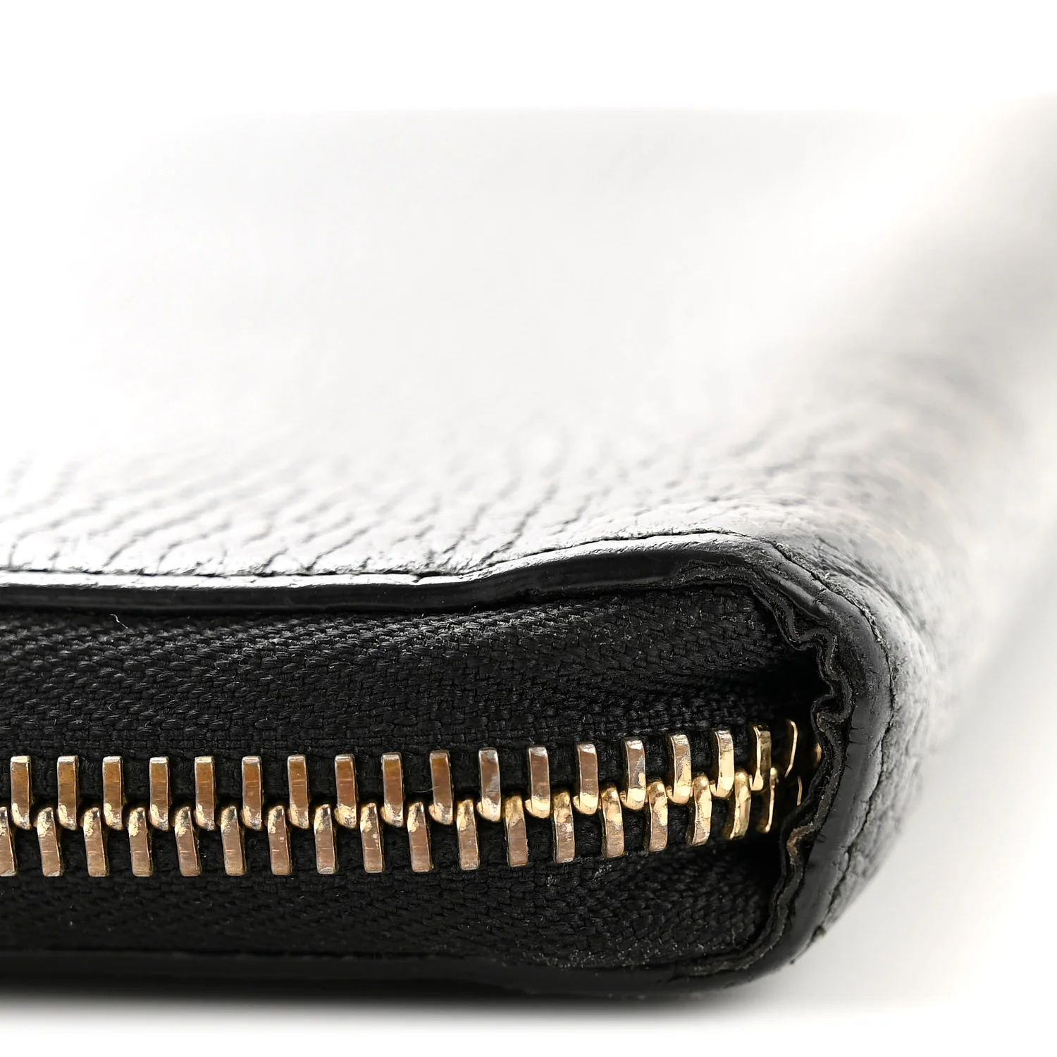 Dollar Calfskin GG Zip Around Wallet Black - Image 8