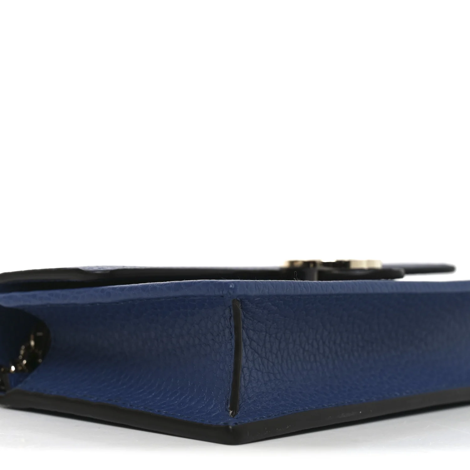 Dollar Calfskin Interlocking G Chain Wallet Caspian - Image 9