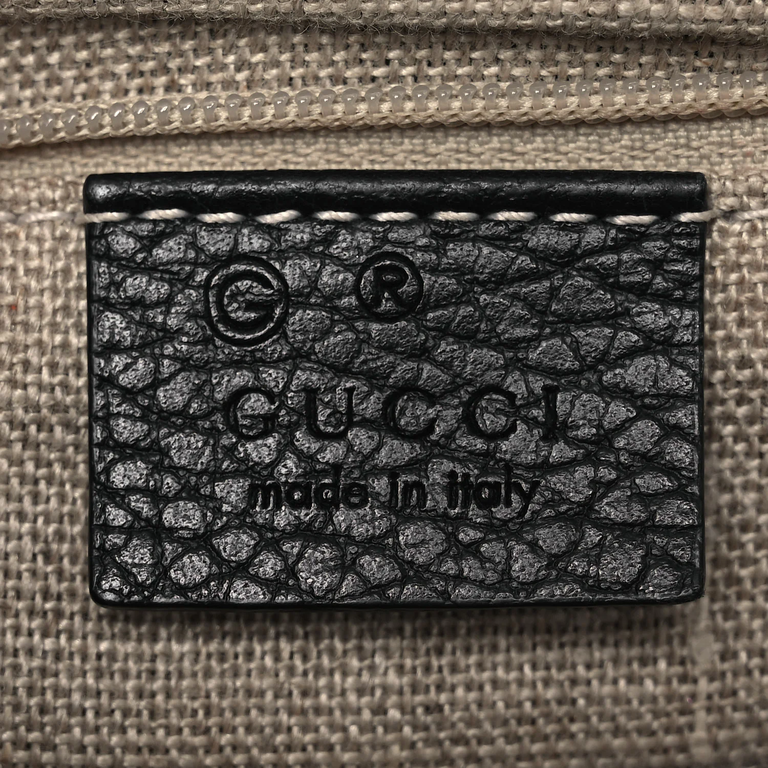 Dollar Calfskin Interlocking G Shoulder Bag Black - Image 6