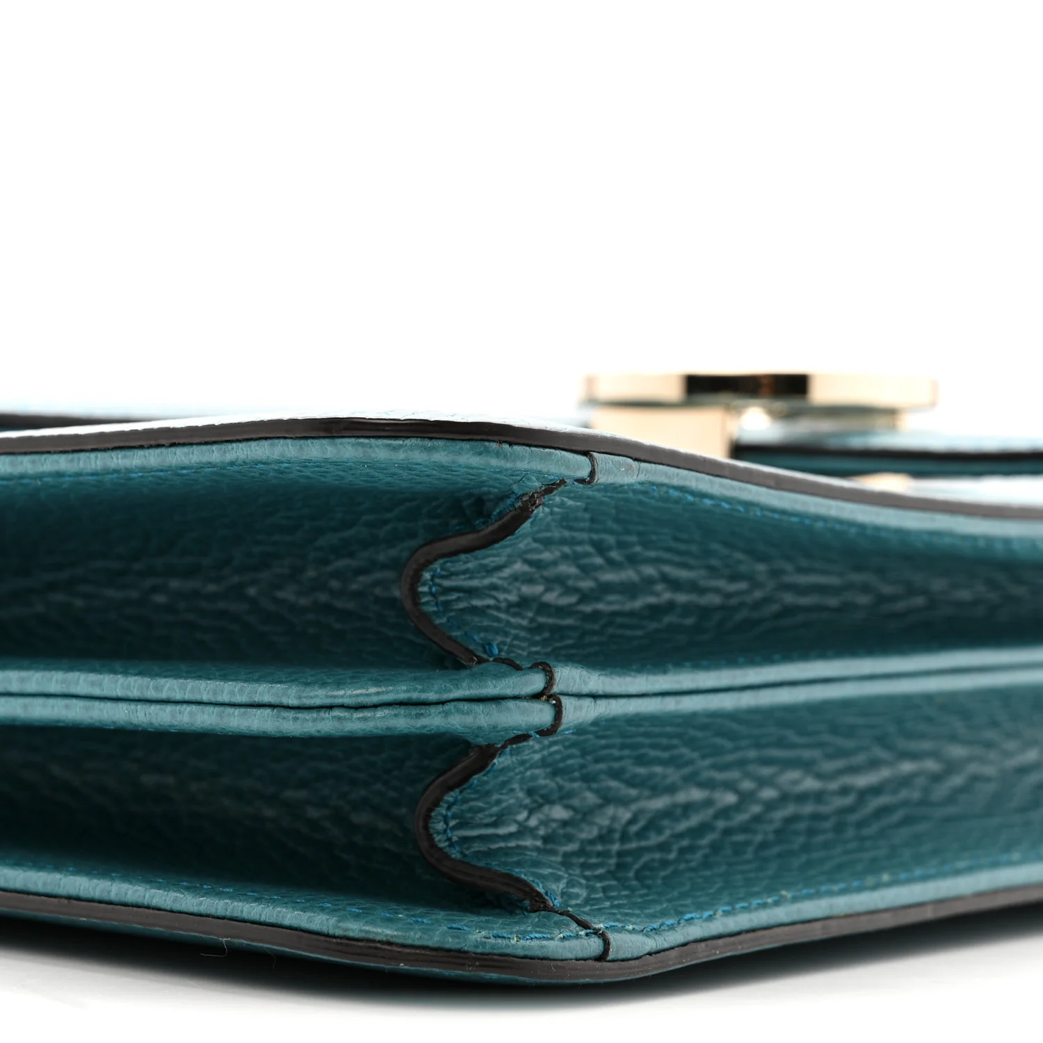 Dollar Calfskin Interlocking G Shoulder Bag Deep Cobalt - Image 10