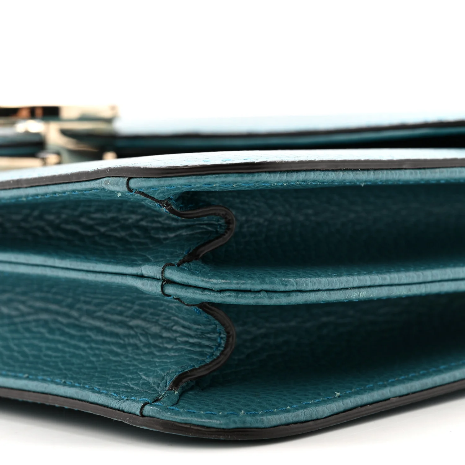 Dollar Calfskin Interlocking G Shoulder Bag Deep Cobalt - Image 11