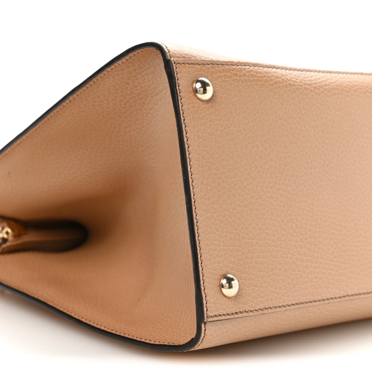 Dollar Calfskin Large Soho Top Handle Satchel Camelia - Image 9
