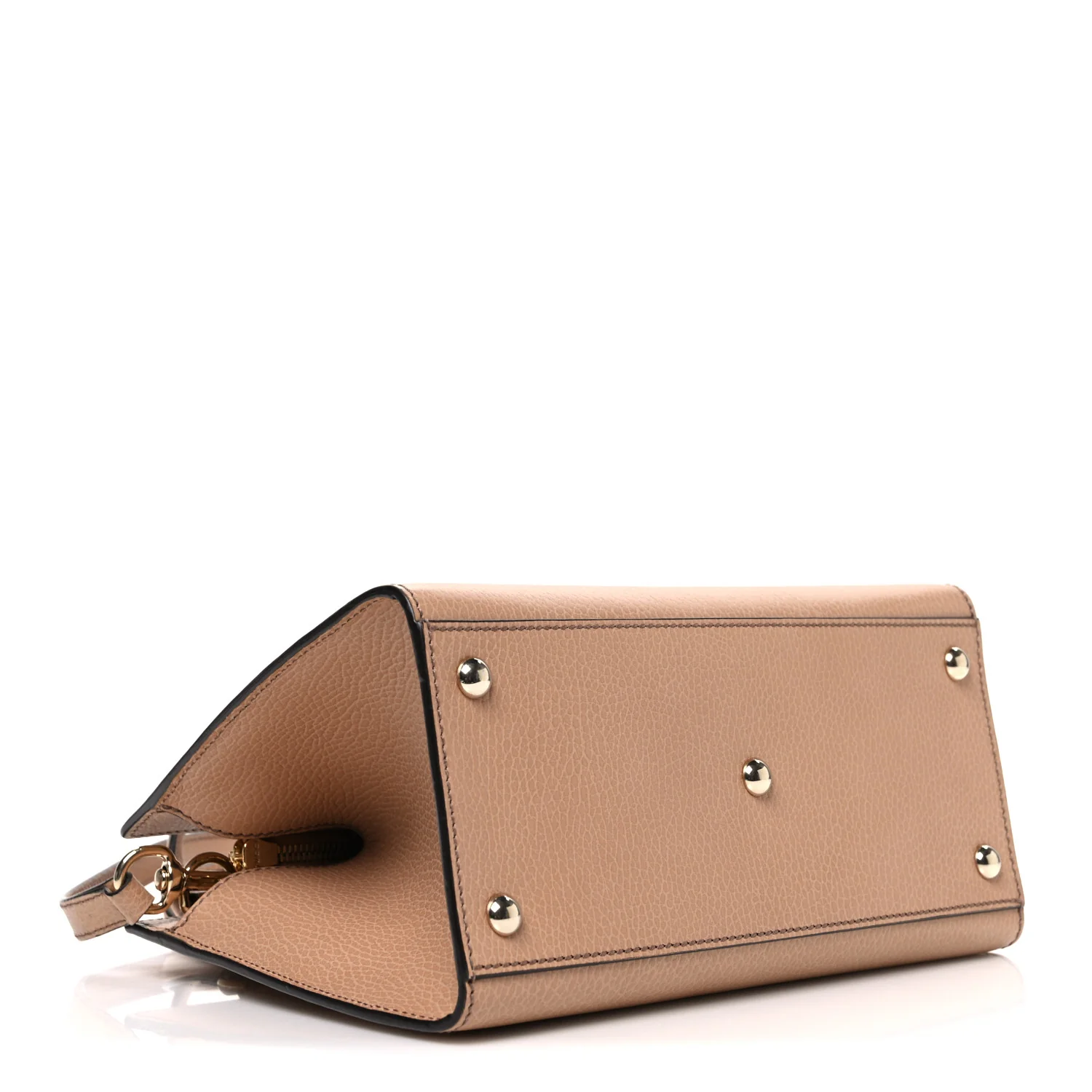 Dollar Calfskin Medium Soho Top Handle Satchel Camelia - Image 4