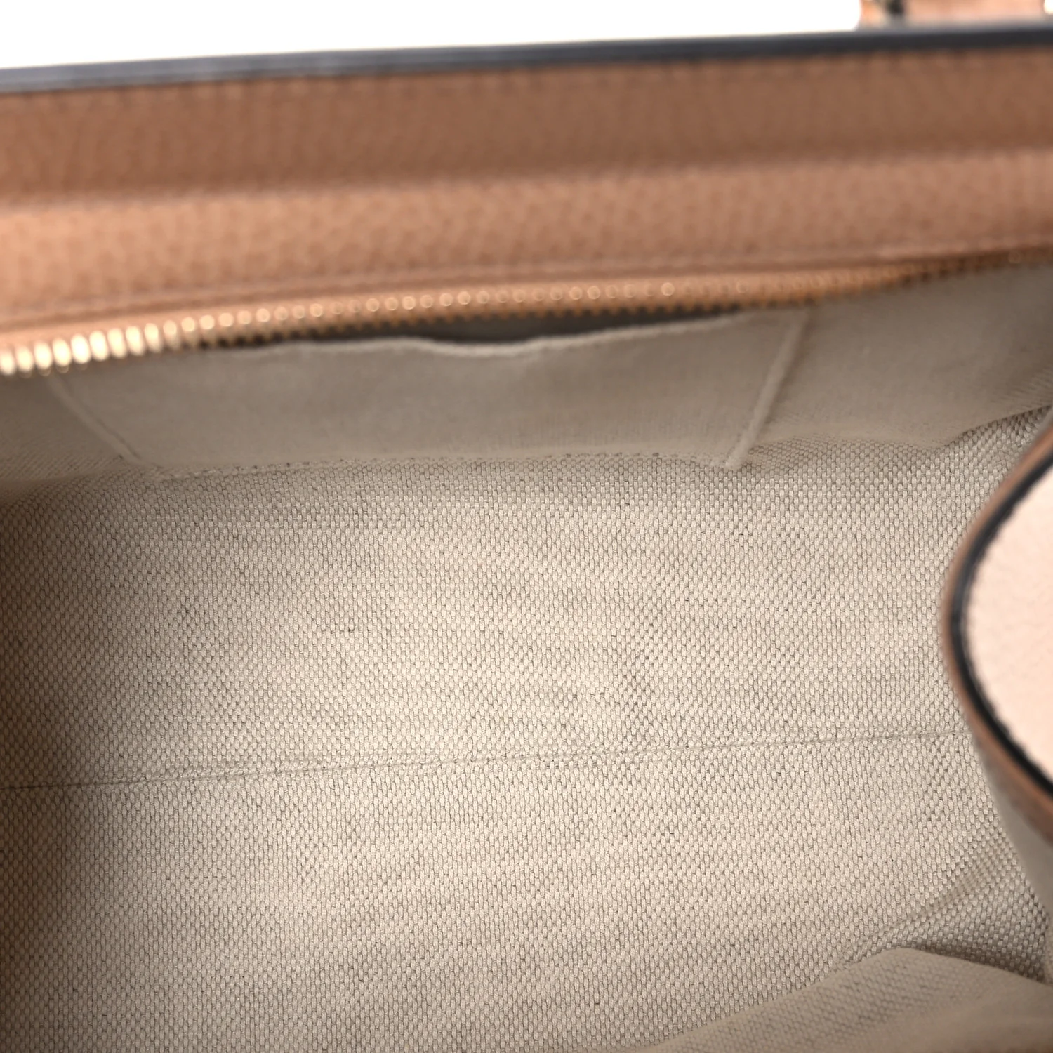Dollar Calfskin Medium Soho Top Handle Satchel Camelia - Image 5