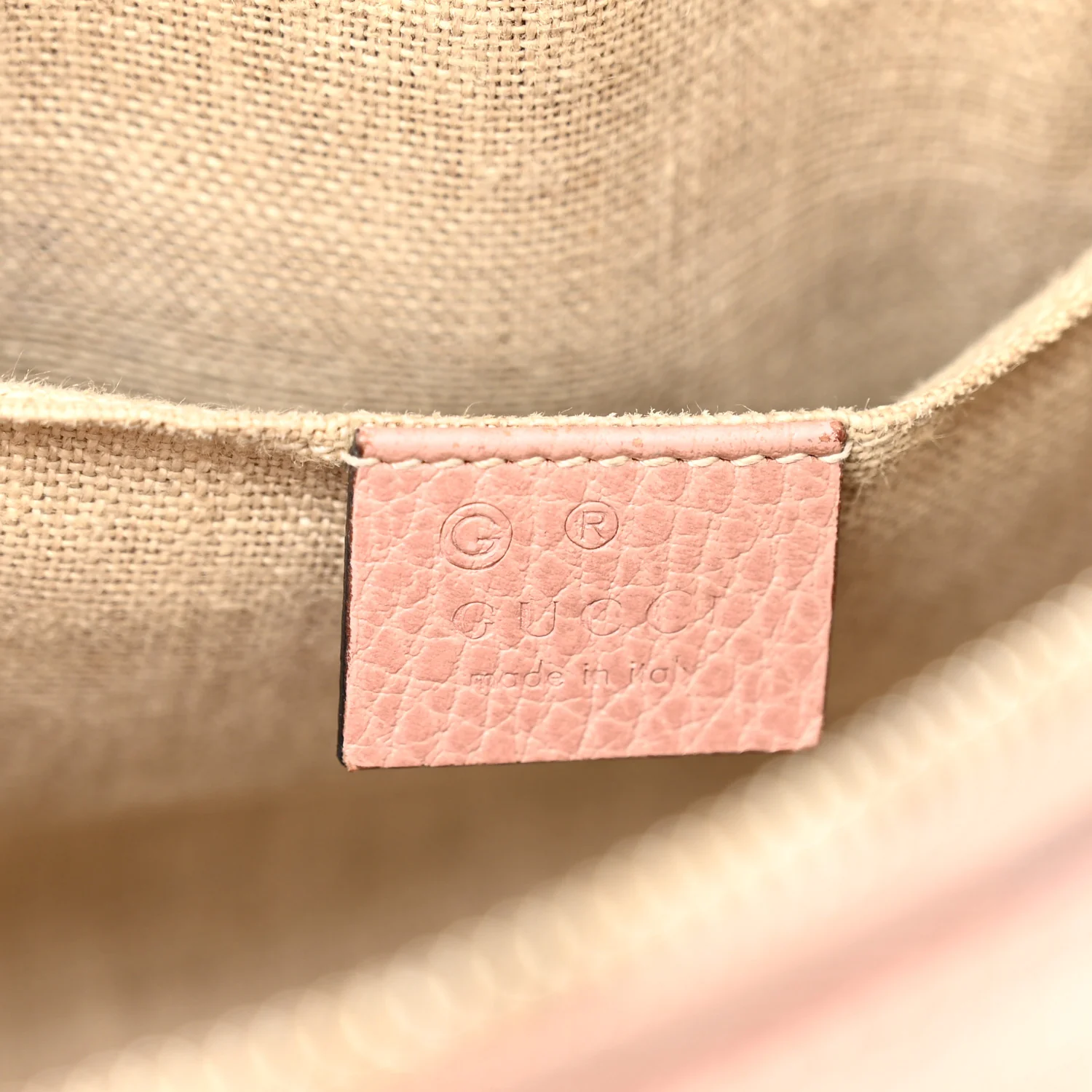 Dollar Calfskin Small GG Charm Dome Bag Soft Pink - Image 6