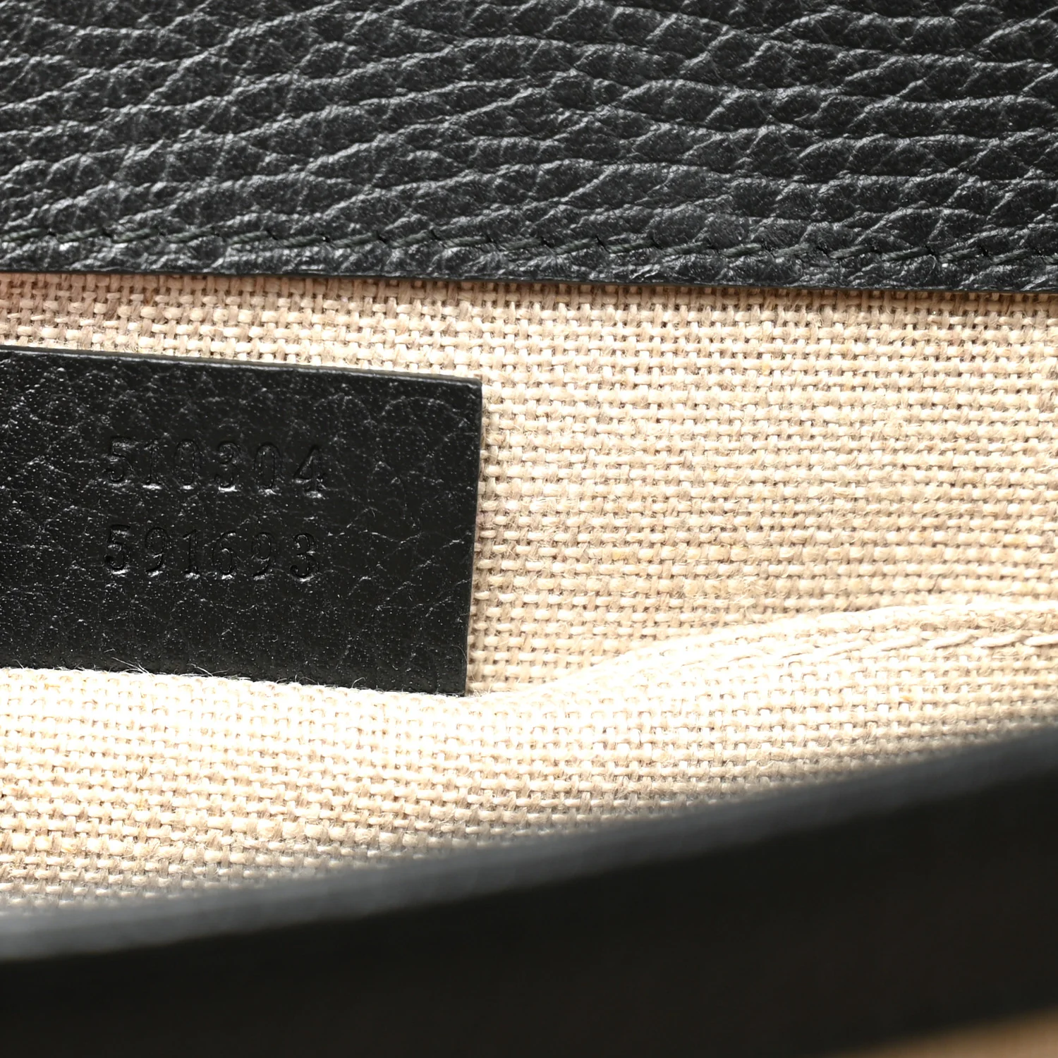 Dollar Calfskin Small Interlocking G Shoulder Bag Black - Image 7
