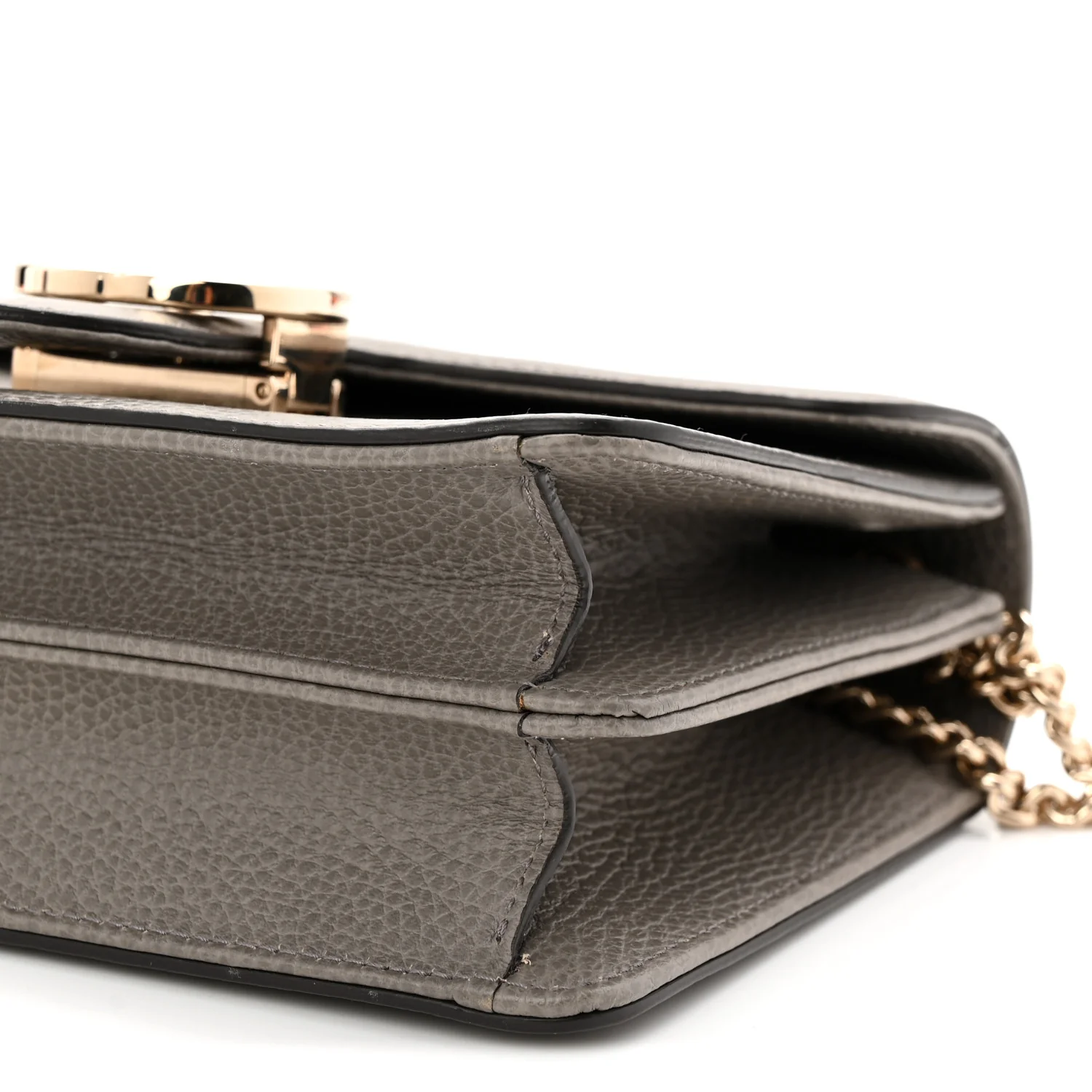 Dollar Calfskin Small Interlocking G Shoulder Bag Loess - Image 10
