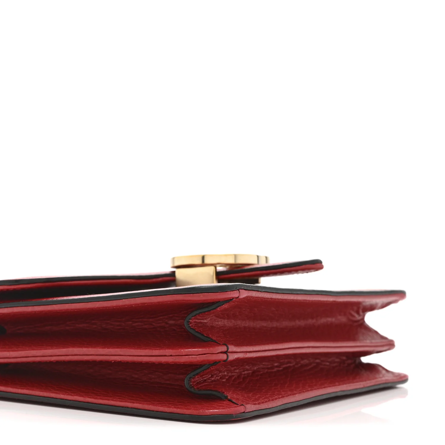 Dollar Calfskin Small Interlocking G Shoulder Bag Red - Image 10