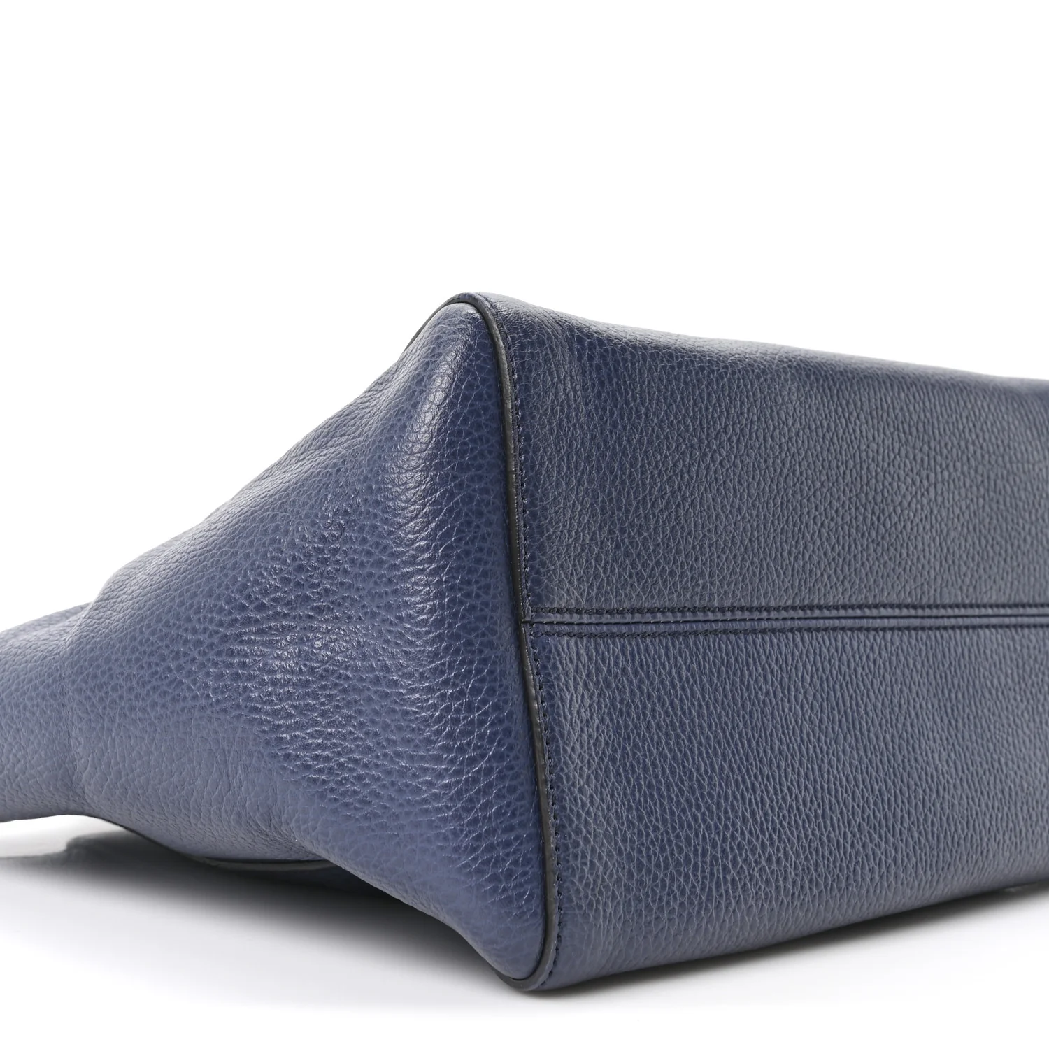 Dollar Calfskin Small Swing Tote Classic Marine Deep Cobalt - Image 9