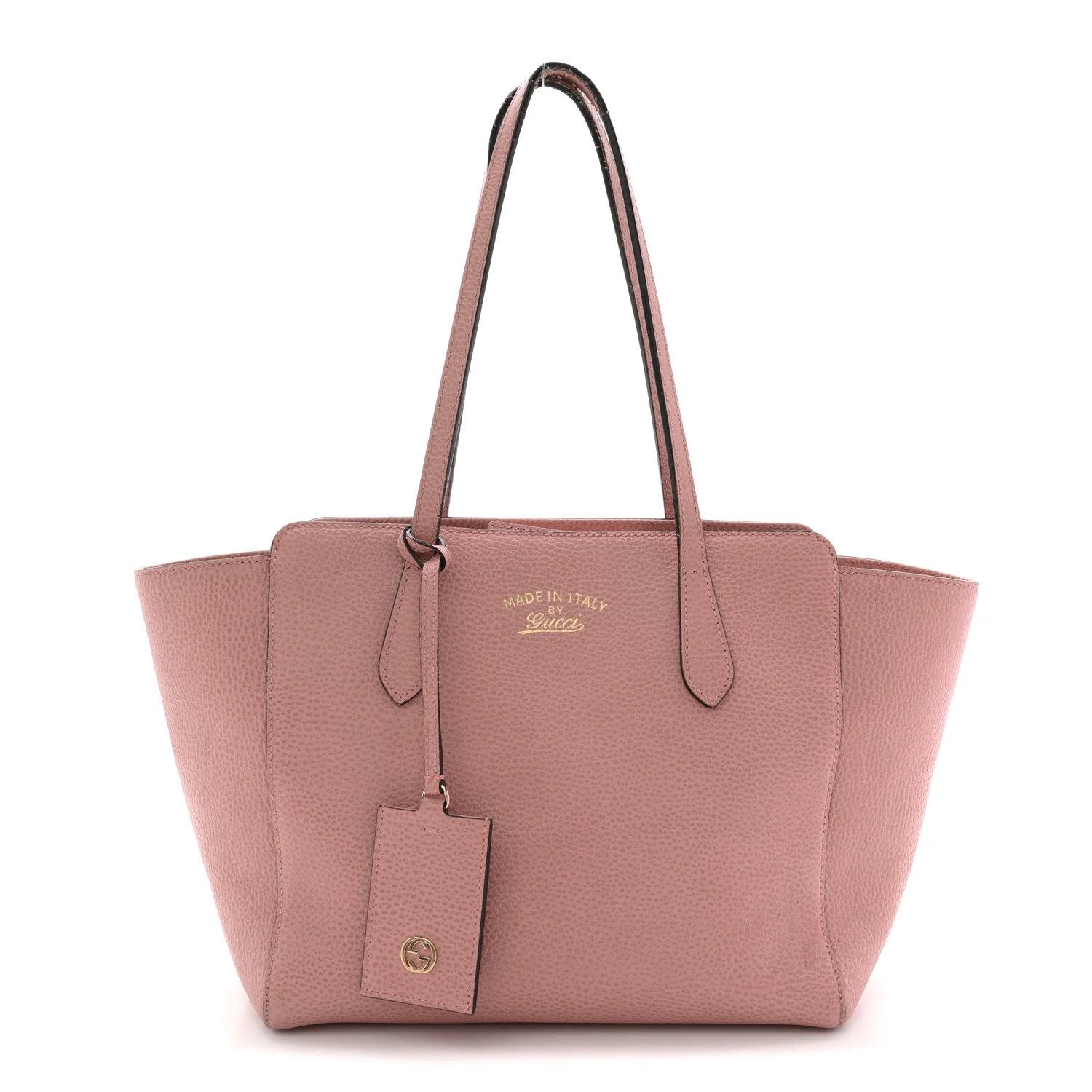 Dollar Calfskin Small Swing Tote Soft Pink