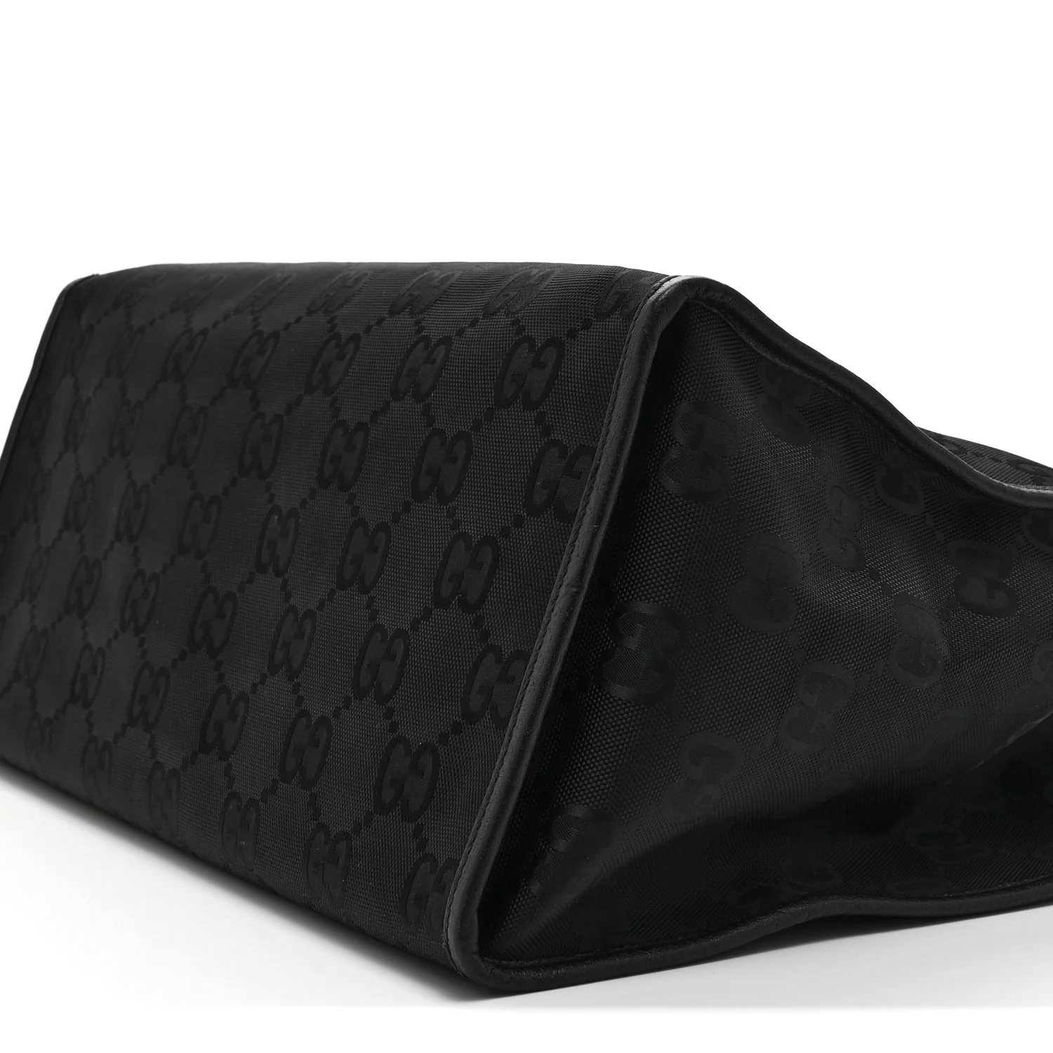 Econyl Nylon Monogram Large Off The Grid Tote Bag Black - Image 11
