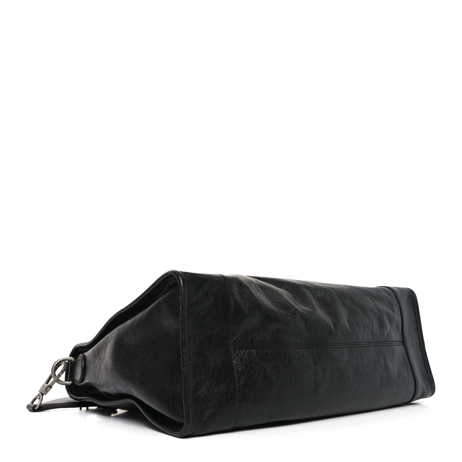Fluffy Calfskin Morpheus Weekender Duffle Black - Image 4