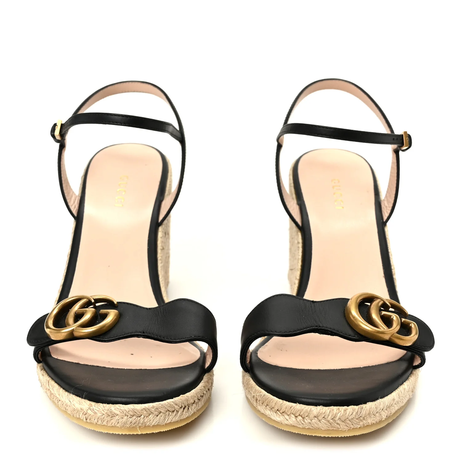 Galassia Aitana Espadrille 10/95mm Wedge Sandals 39 Black - Image 3