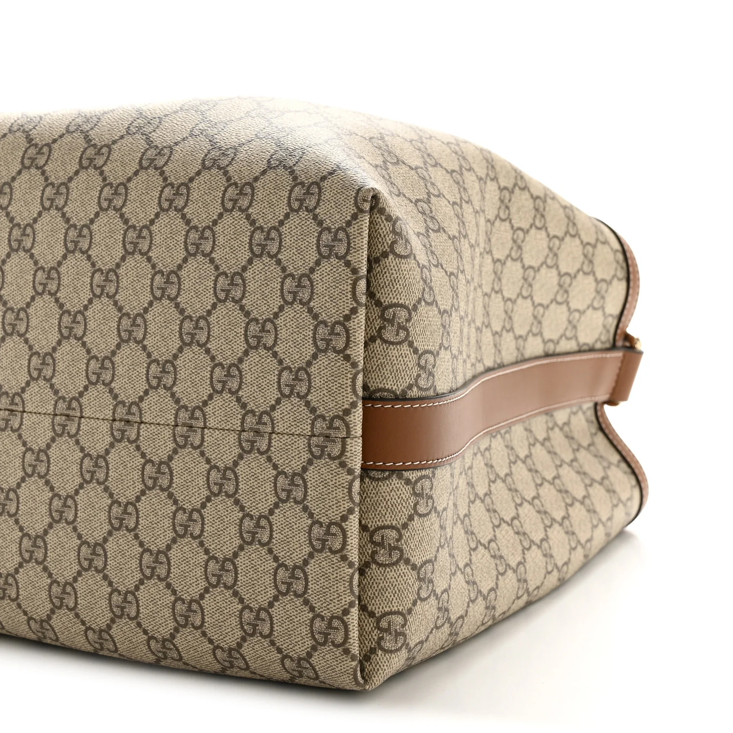 GG Icon Monogram Padlock Shoulder Bag Beige Dark Brown - Image 10