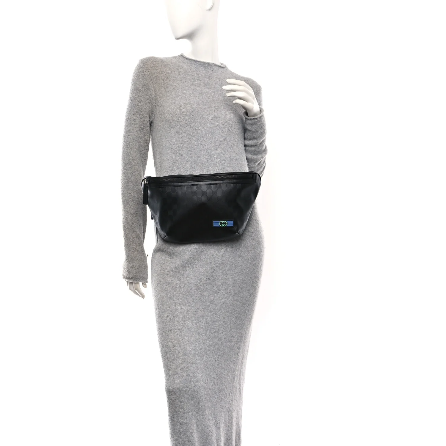 GG Monogram Belt Bag Black - Image 2