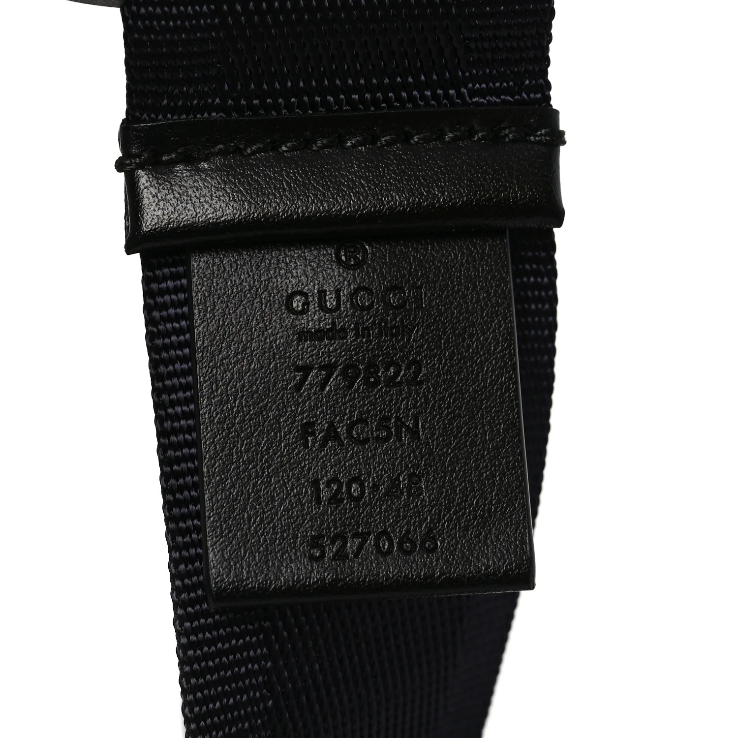 GG Monogram Belt Bag Black - Image 8