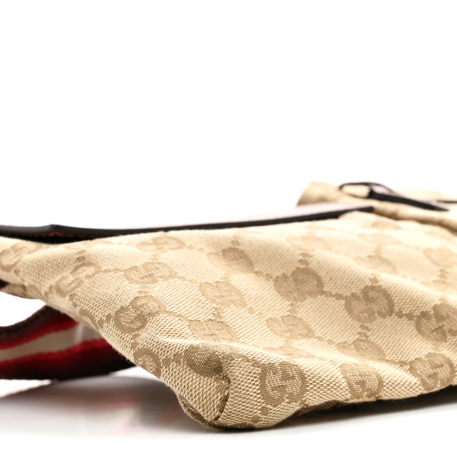 GG Monogram Double Pocket Belt Bag Red - Image 9