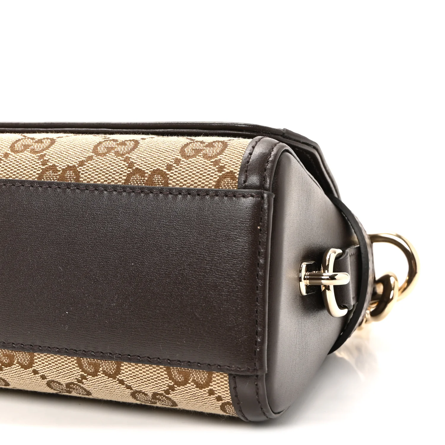 GG Monogram Medium Luce Shoulder Bag Beige Ebony - Image 16