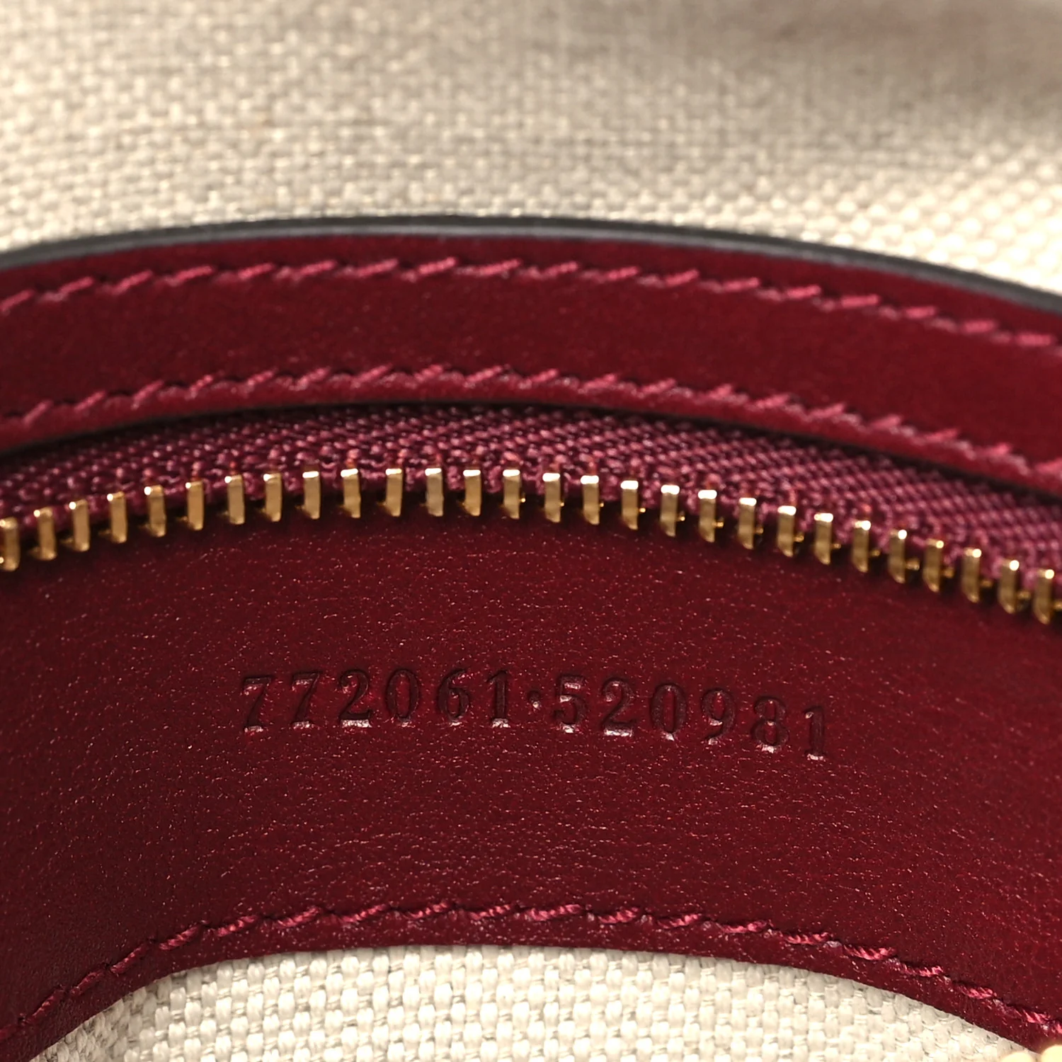 GG Monogram Textured Dollar Calfskin Web Small Ophidia Top Handle Bowler Bag Rosso Ancora - Image 7