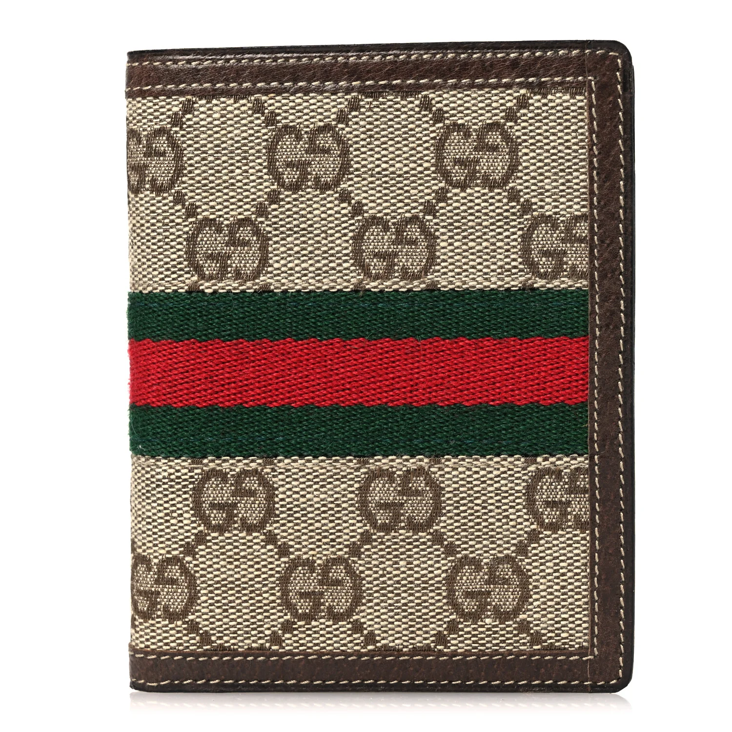GG Monogram Web Address Book Agenda Brown