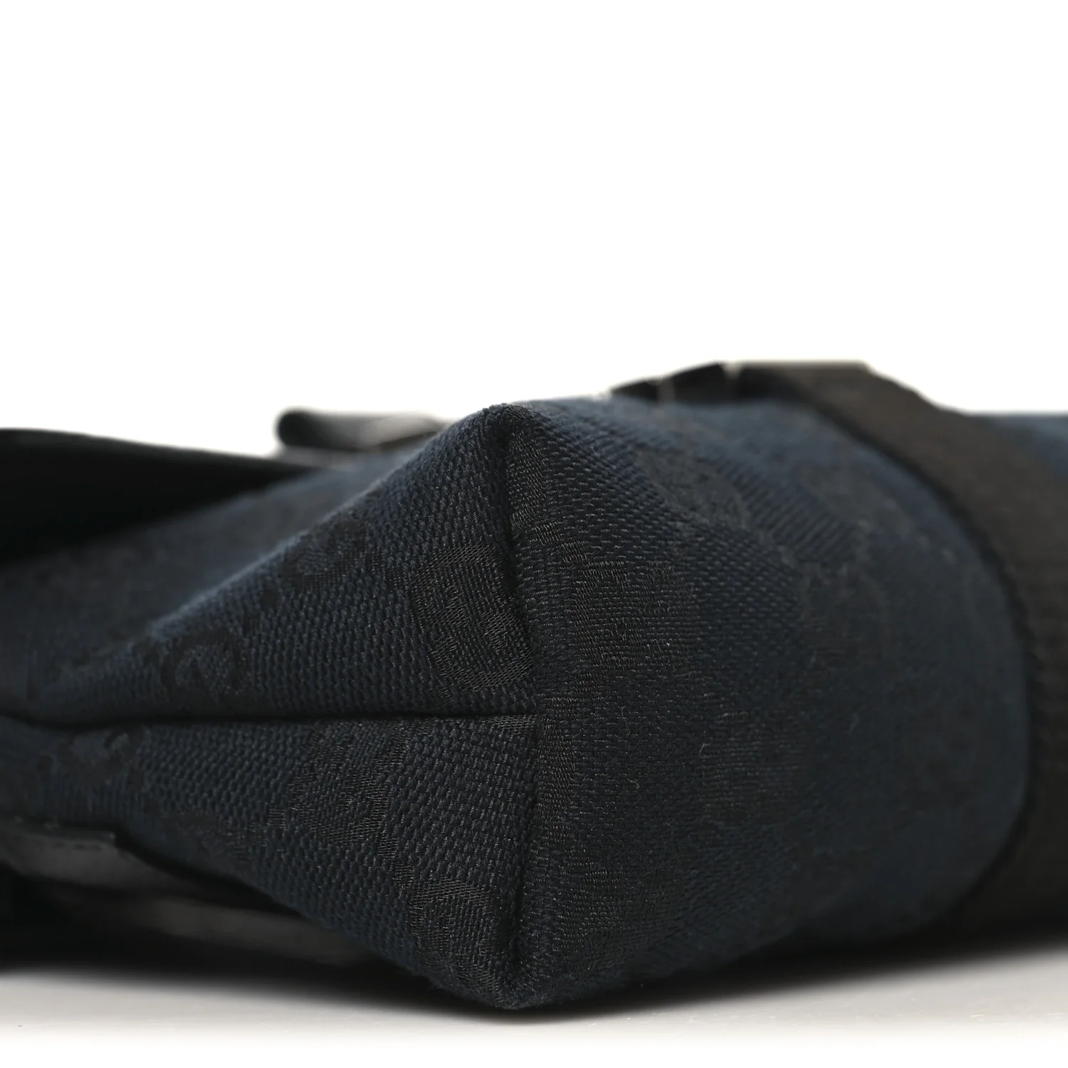 GG Monogram Web Buckle Belt Bag Black - Image 9