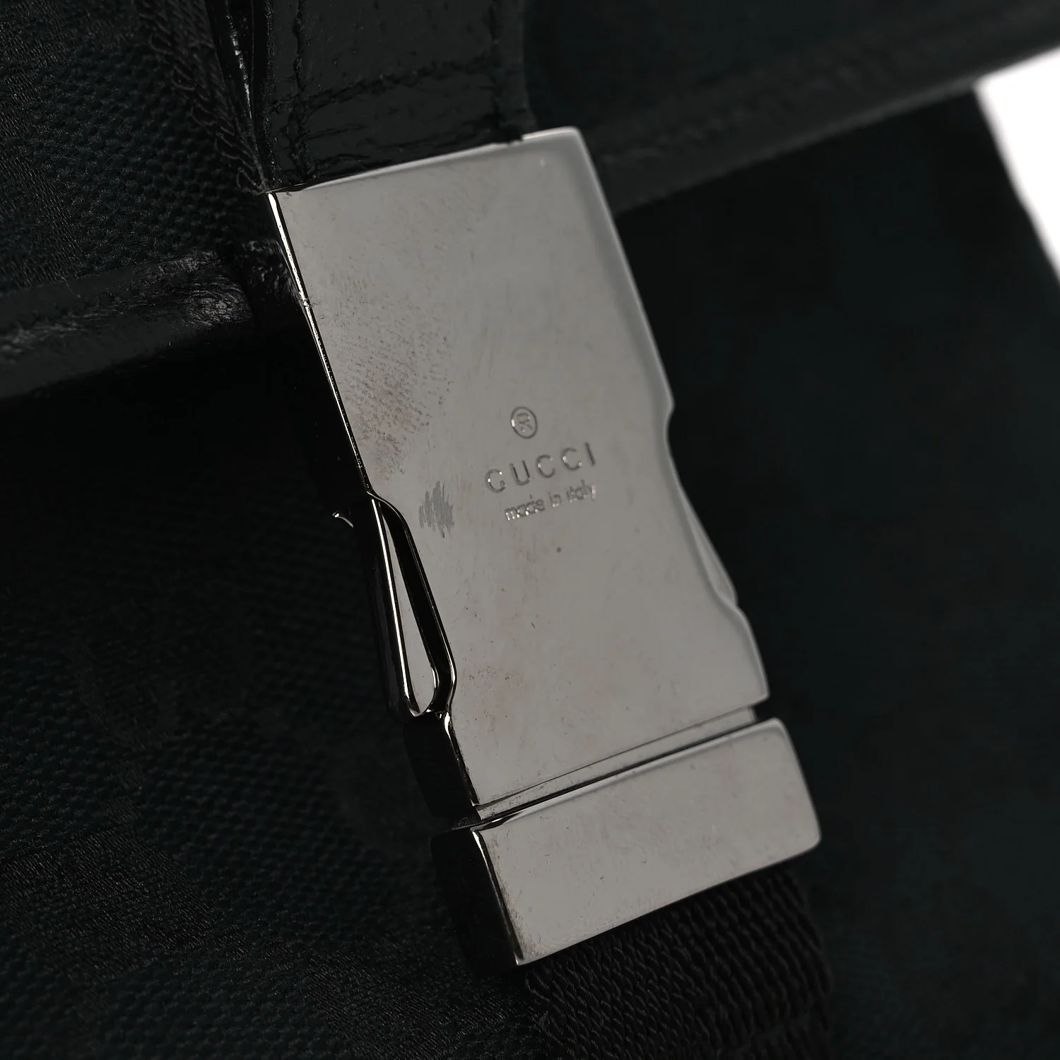 GG Monogram Web Buckle Belt Bag Black - Image 11
