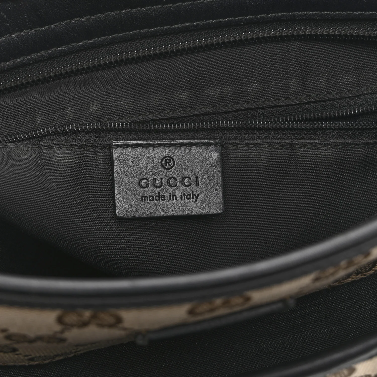 GG Monogram Web Flat Messenger Bag Black - Image 6