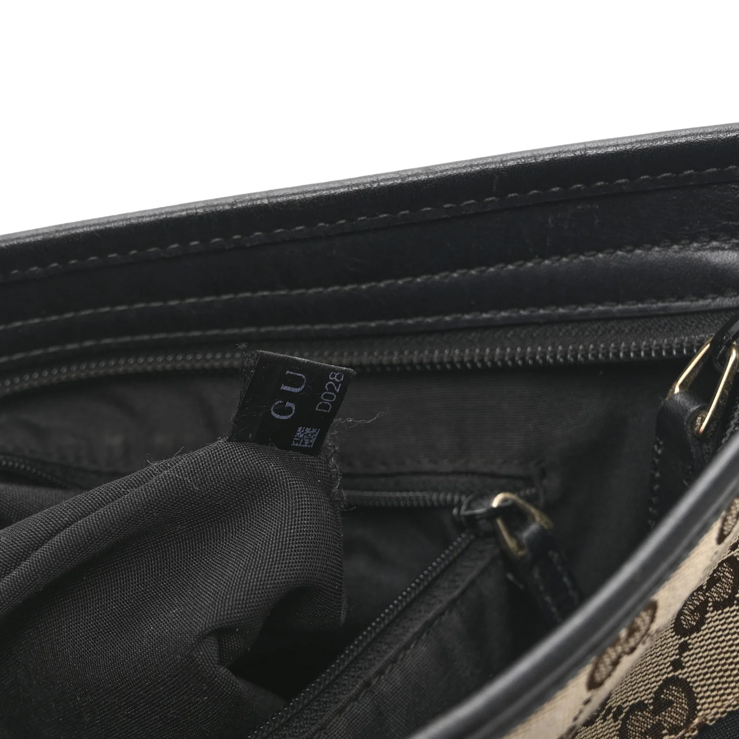 GG Monogram Web Flat Messenger Bag Black - Image 8