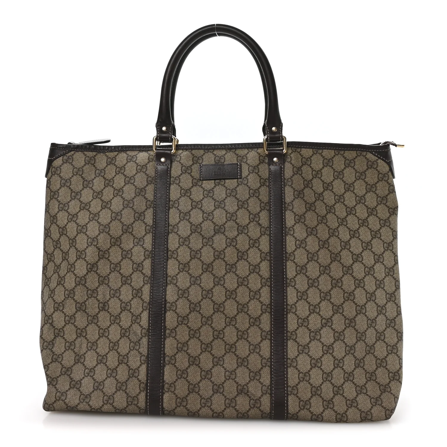GG Plus Monogram Medium Joy Tote Dark Brown